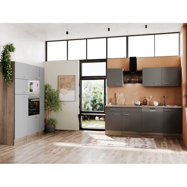 RESPEKTA Küchenzeile »Oliver«, Breite 370 cm, wechselseitig aufbaubar  kaufen online bei OTTO