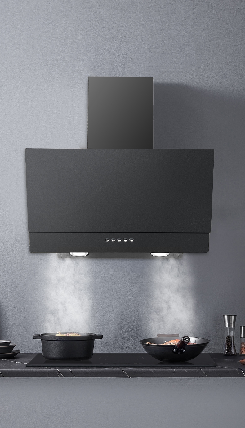 Hanseatic Kopffreihaube »HFSA1MB6« Die matte Optik sorgt für ein elegantes und modernes Aussehen