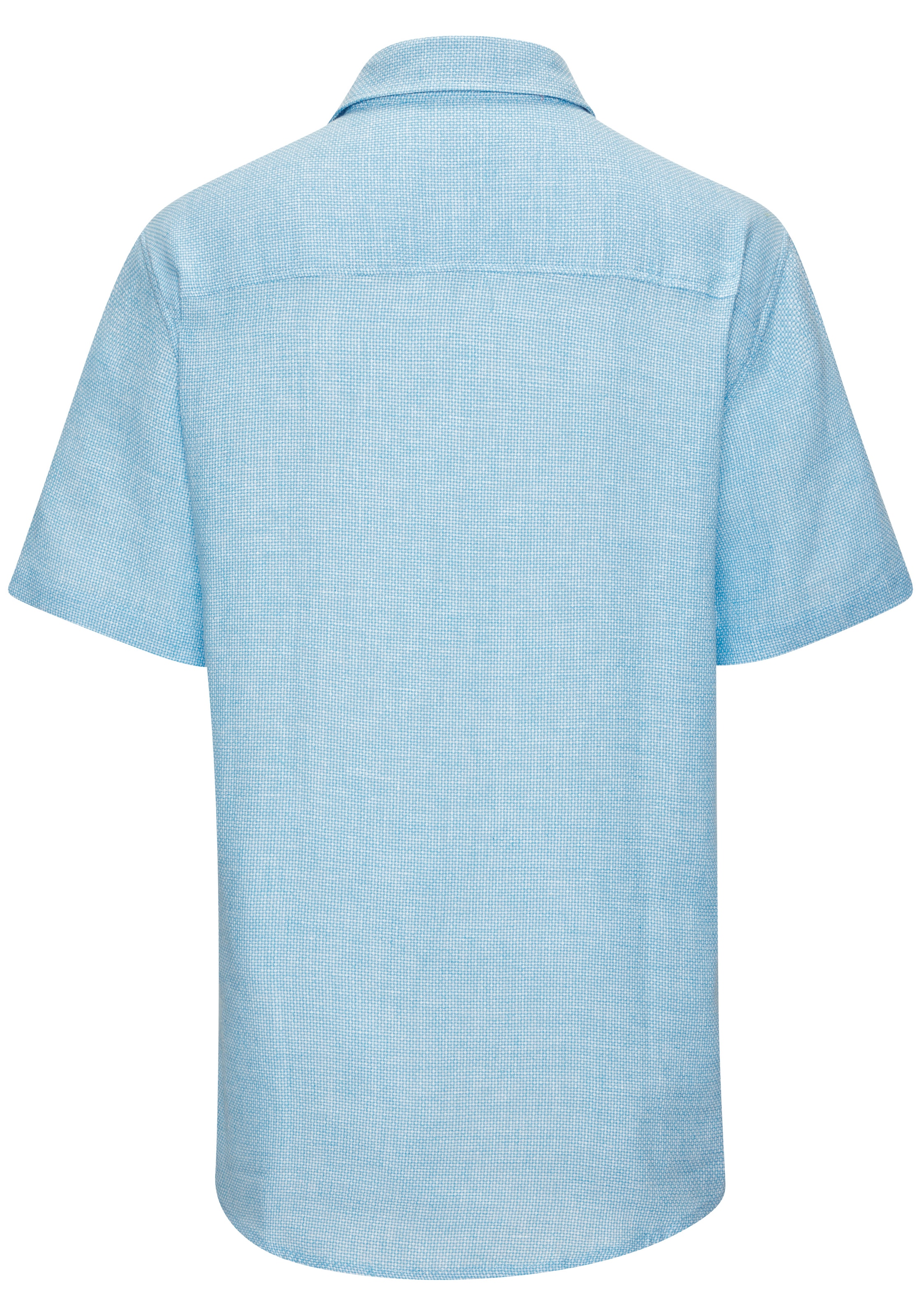 John Devin Leinenhemd », Kurzarmhemd« Luftiges Freizeithemd mit dezentem Muster