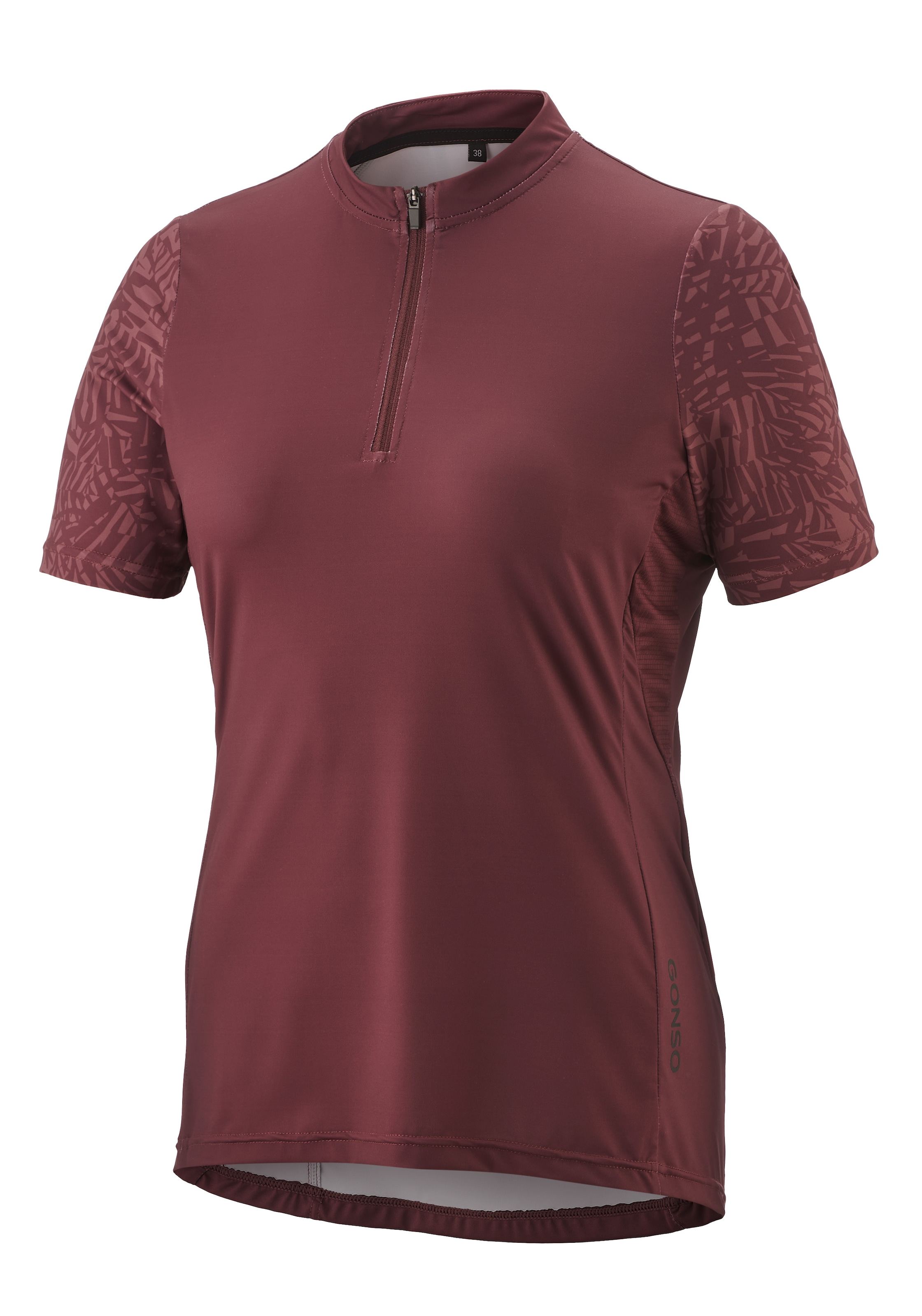 Gonso Radtrikot »Adventure Jersey Halfzip W«, Damen Fahrradtrikot kurzarm, Rückentasche mit RV, Quick-Dry, Slim Fit