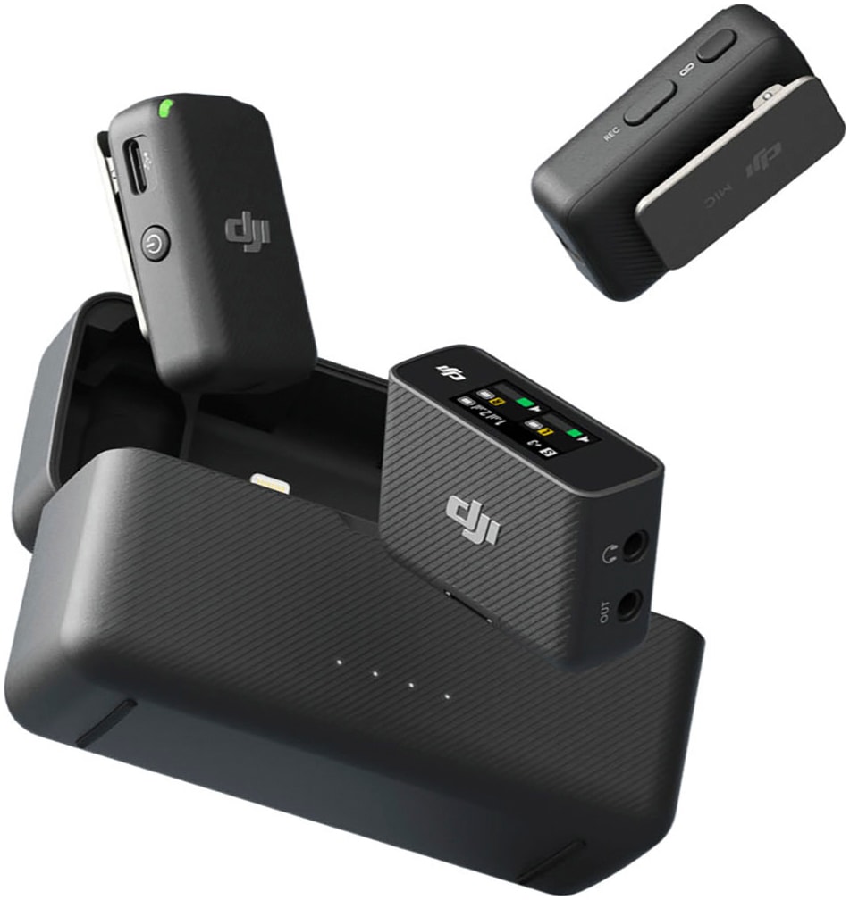 Dji Streaming-Mikrofon »MIC 3 (1 Sender + 1 Empfänger)« in schwarz