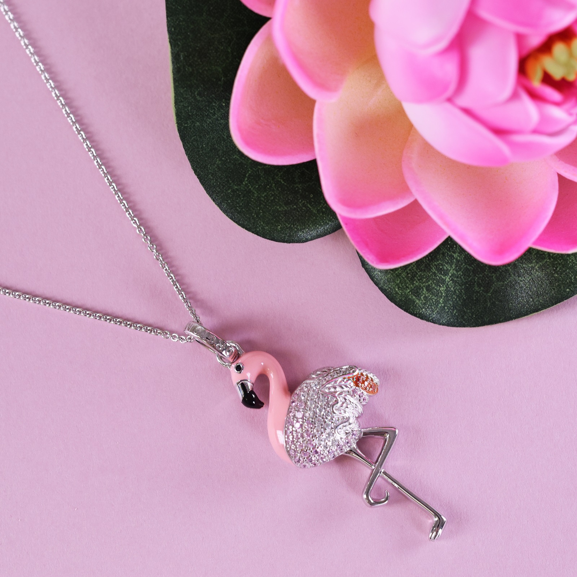 GIORGIO MARTELLO MILANO Kettenanhänger »Anhänger Flamingo, Silber 925«