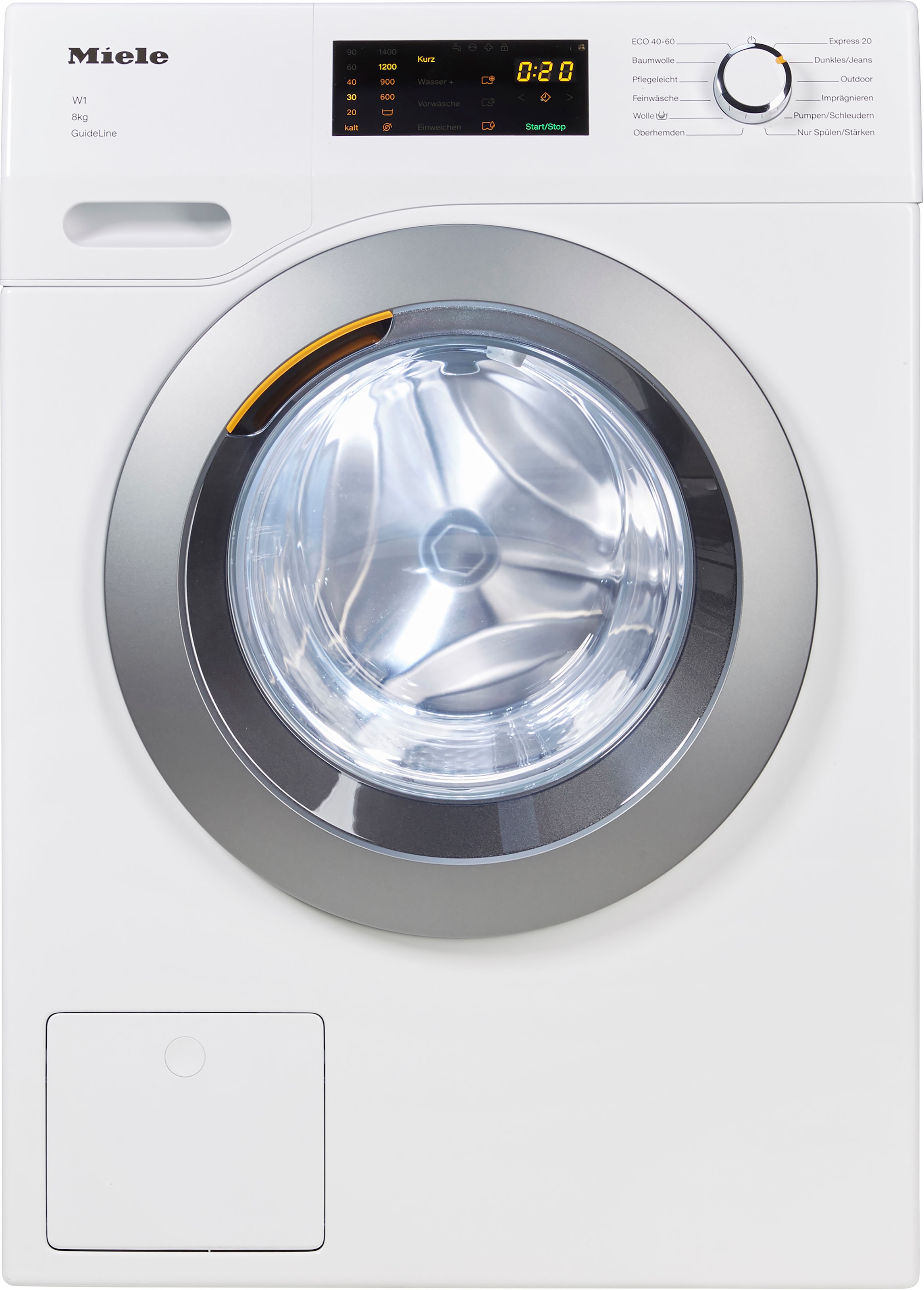 Miele Waschmaschine »WDD131 WPS GuideLine« 8 kg 1400 U/min GuideLine für Sehbehinderte