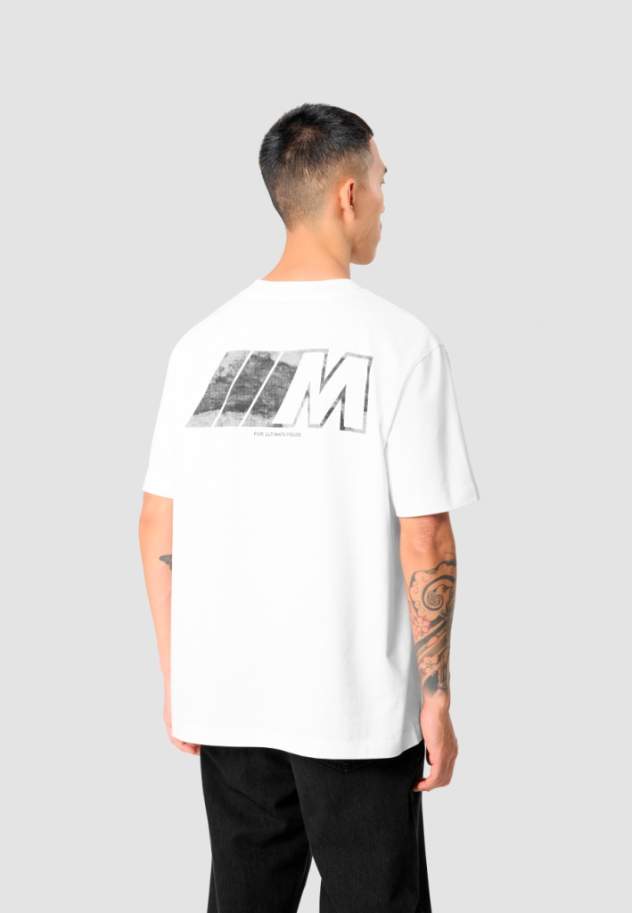BMW T-Shirt, mit geprägtem BMW M Logo auf der Brust