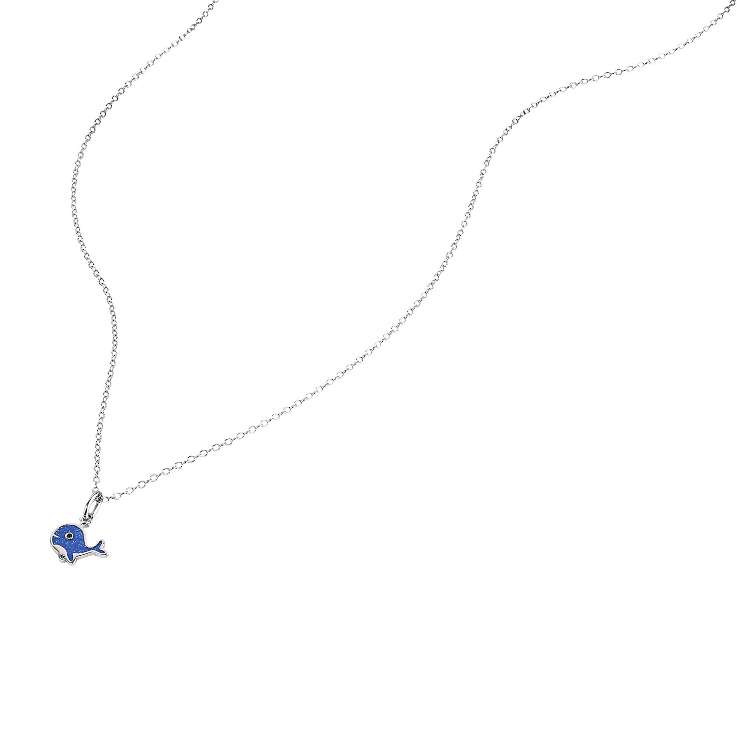 Prinzessin Lillifee Kette mit Anhänger »Wal-Motiv« mit Zirkonia (synth.)