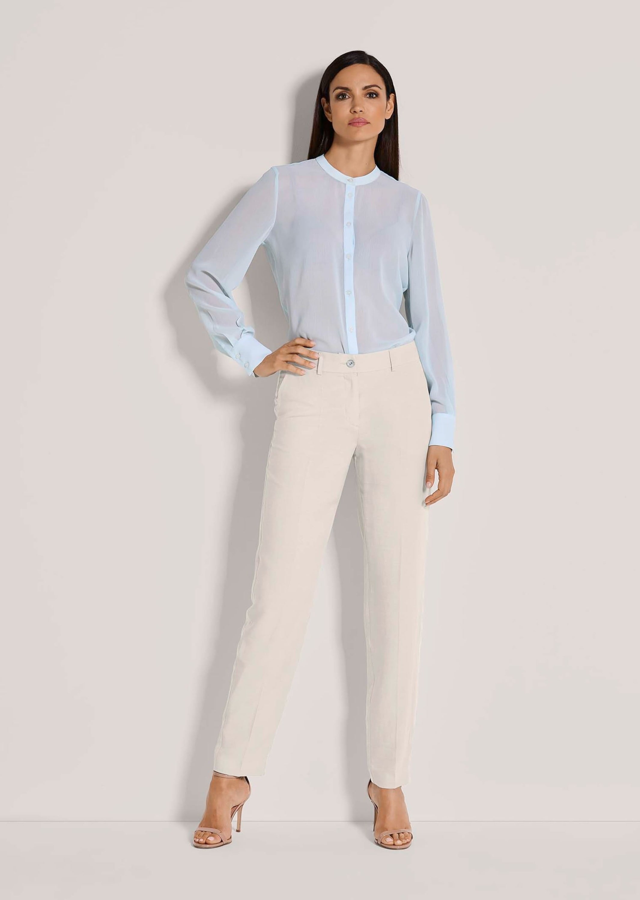 MADELEINE Bügelfaltenhose »Stoffhose Elegante Bügelfaltenhose mit Formbund«