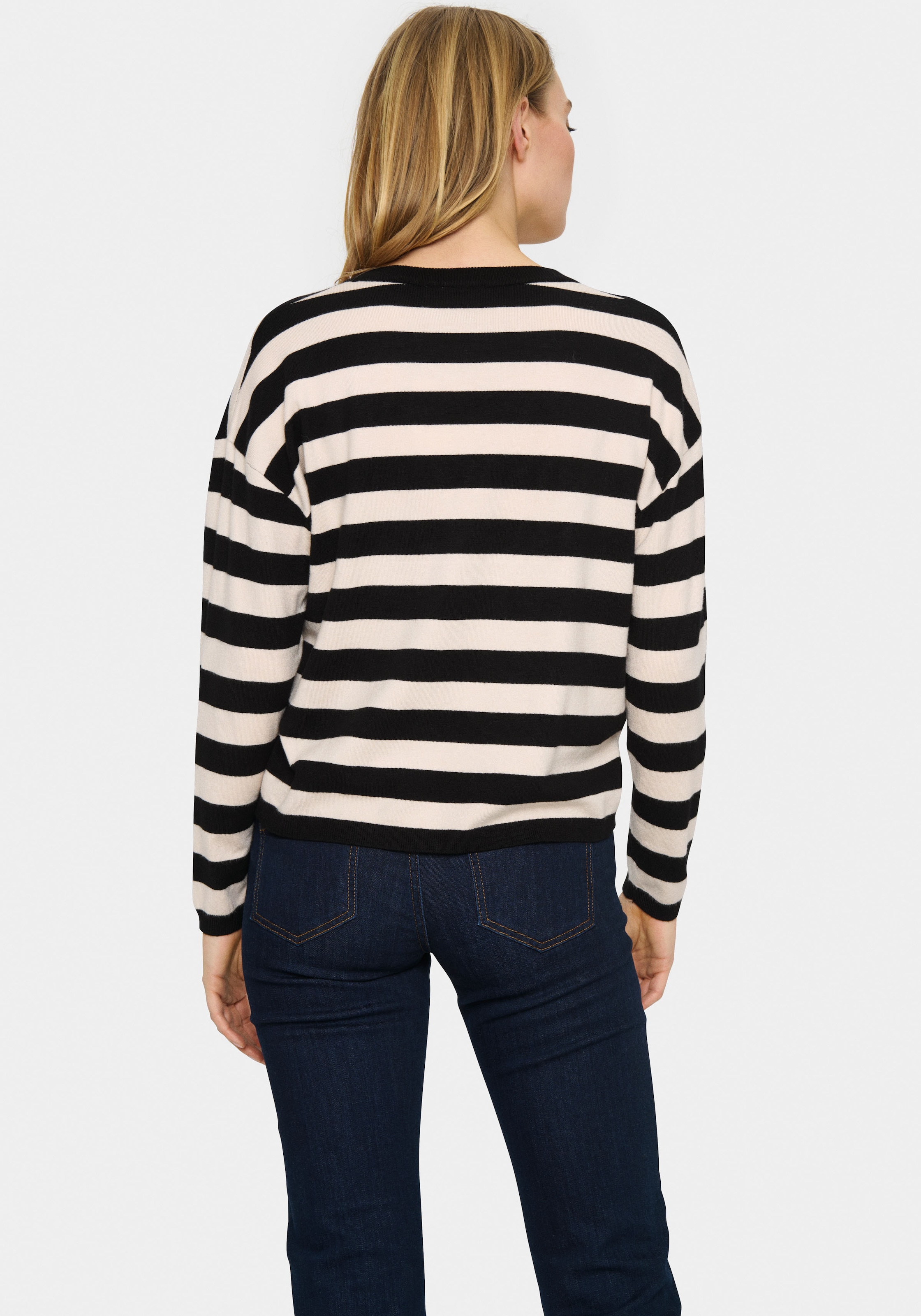 Saint Tropez Strickpullover »FikamSZ V-Neck«