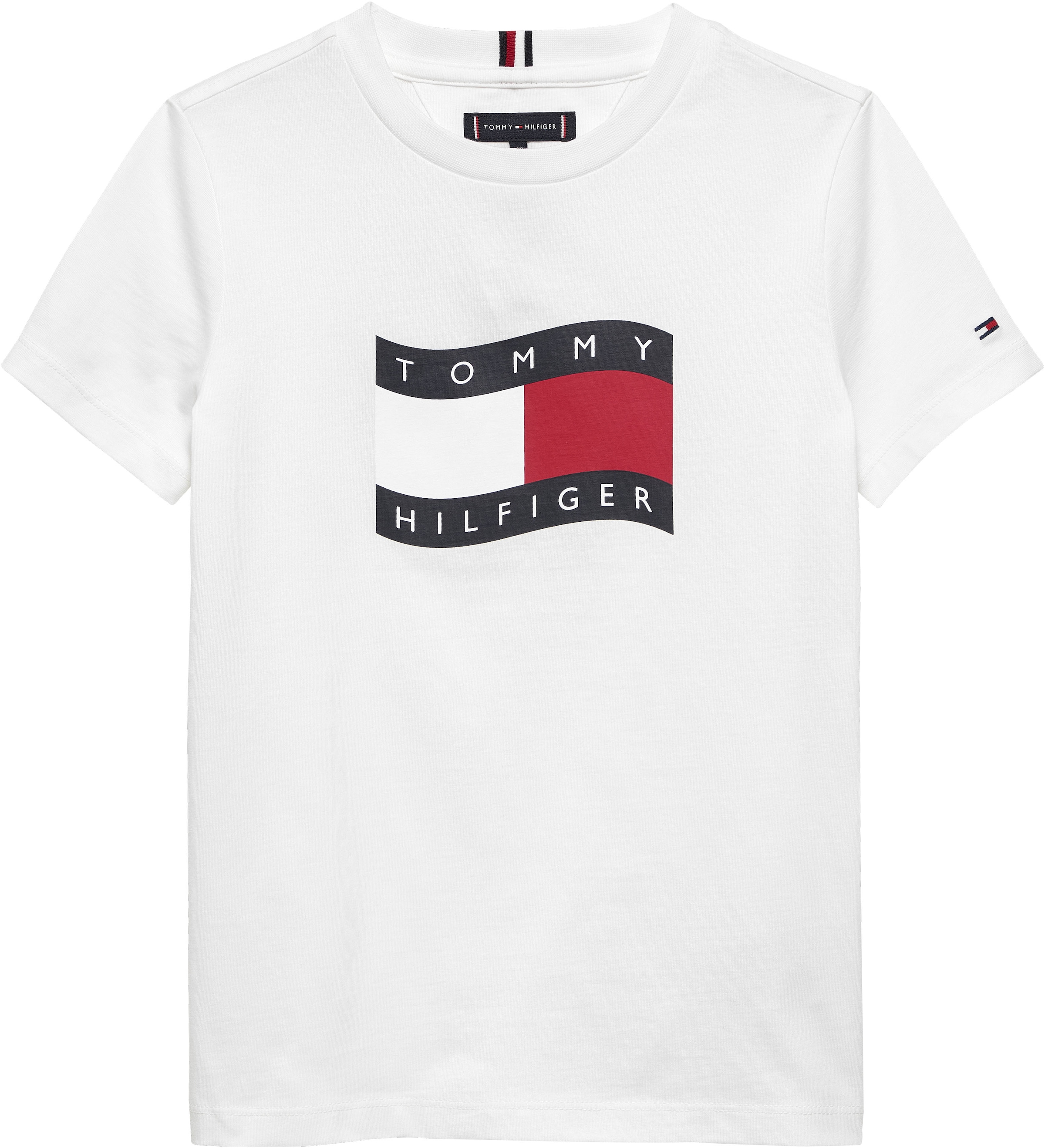Tommy Hilfiger T-Shirt »WAVY FLAG T-SHIRT« Kinder bis 16 Jahre, regular fit
