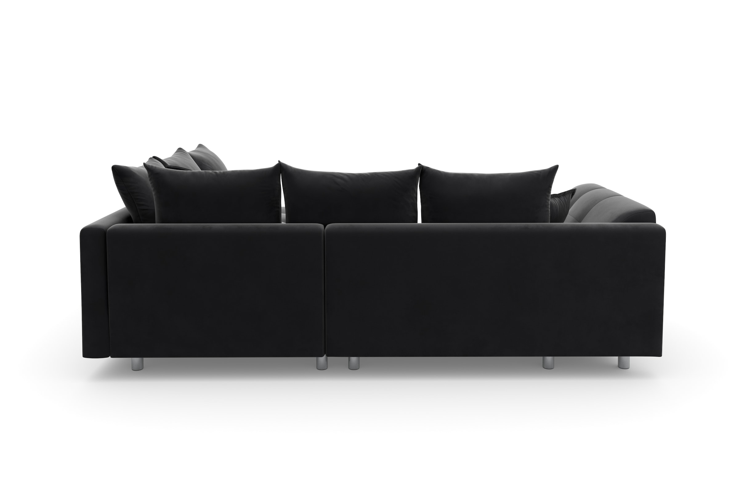 COLLECTION AB Ecksofa »Innsbruck L-Form, B: 247 cm« 3 Zierkissen, Federkern