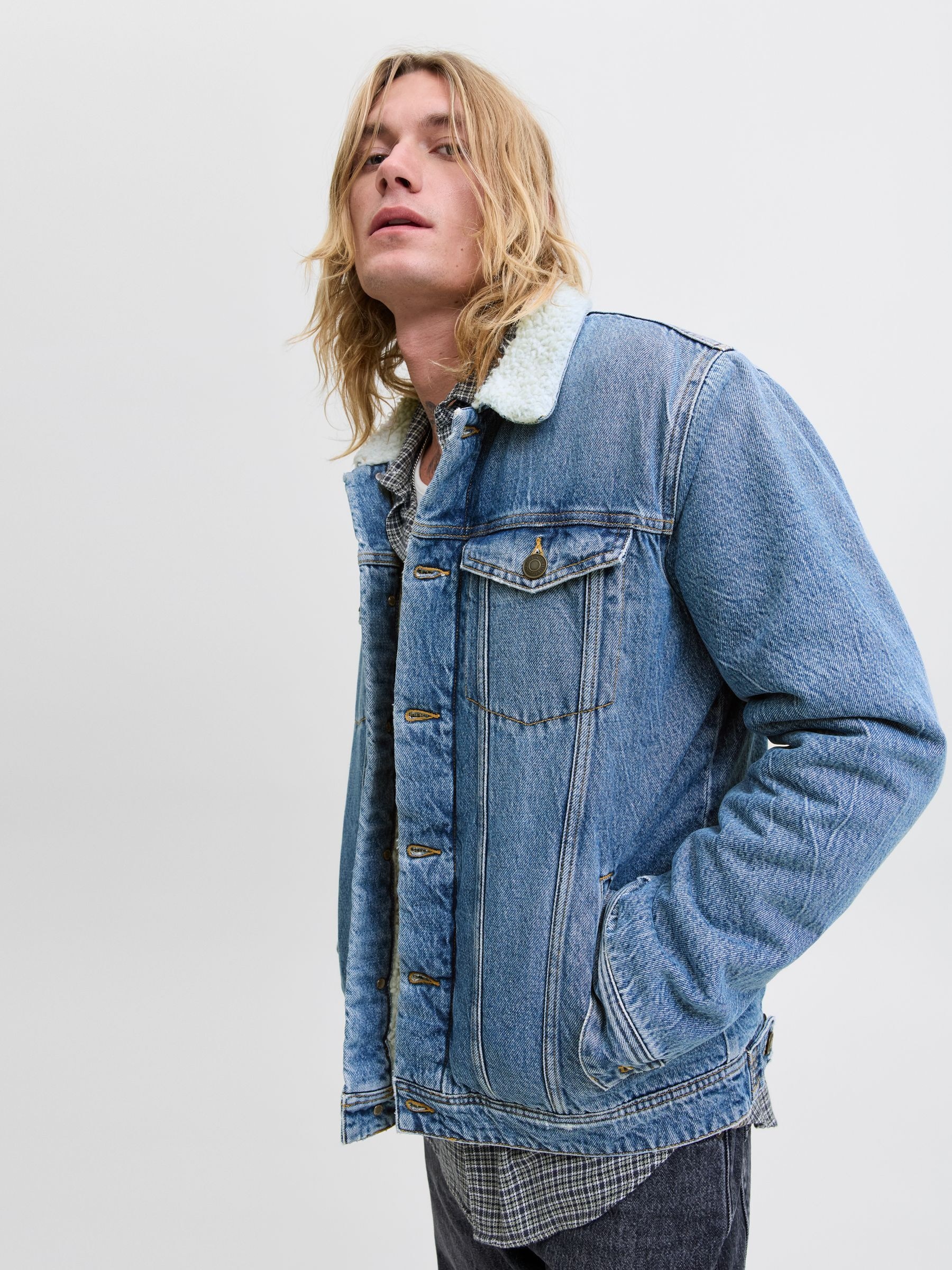Jack & Jones Jeansjacke »JJIJEAN JJJACKET W. SHERPA AKM 024 SN«