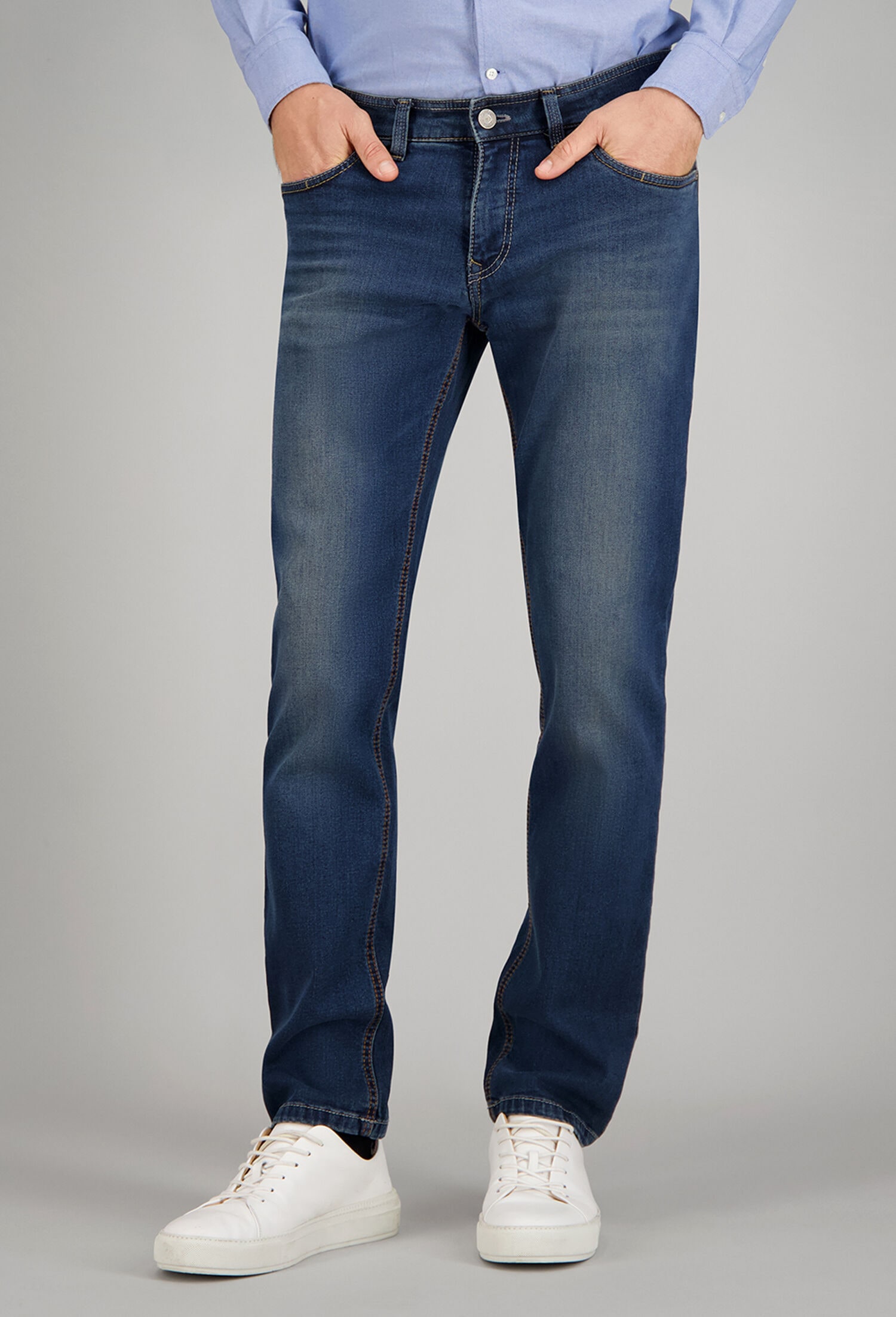 Atelier GARDEUR Stretch-Jeans »Batu« Handgefertigte Veredelungen