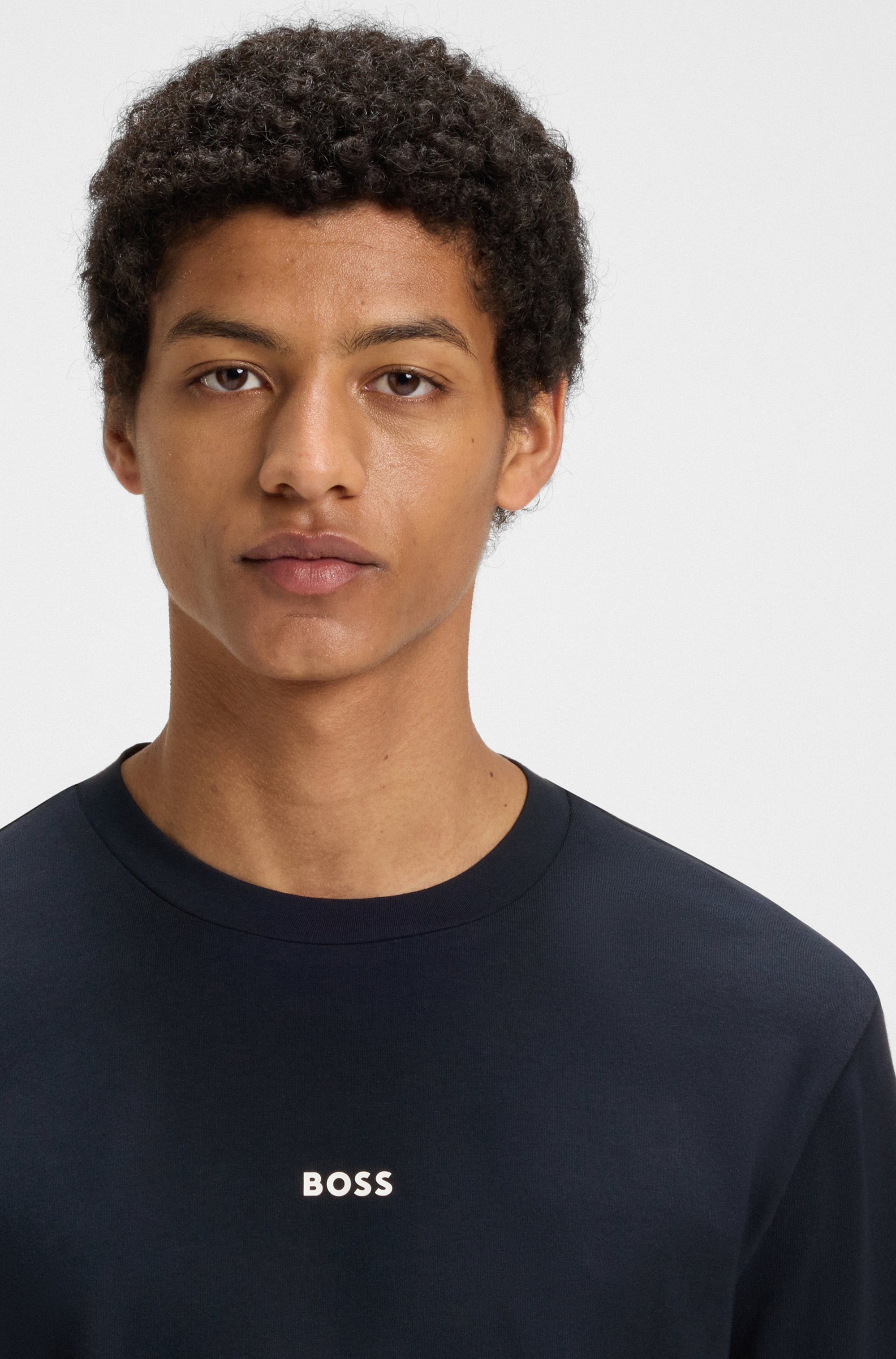 BOSS ORANGE Langarmshirt »TChark«, mit Logo-Schriftzug