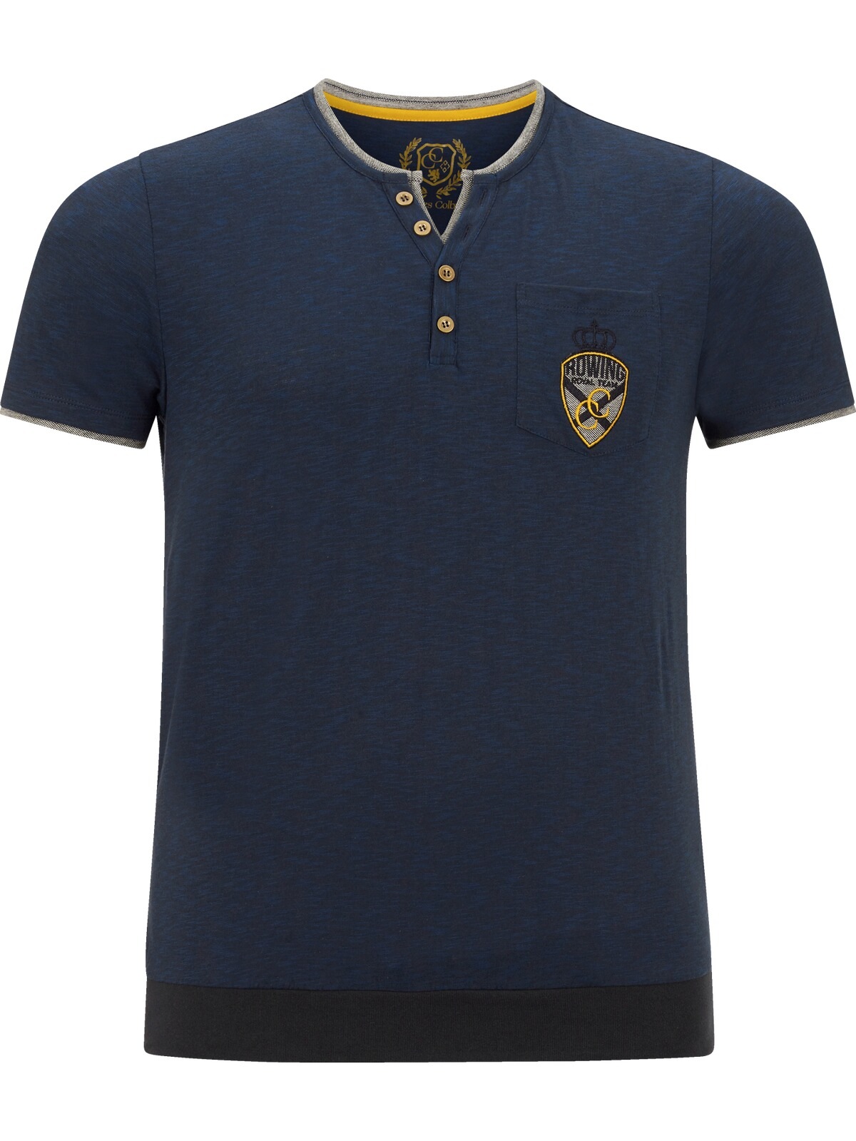 Charles Colby T-Shirt »T-Shirt EARL GUINNS«, (1 tlg.), +Fit Kollektion, Saumbund