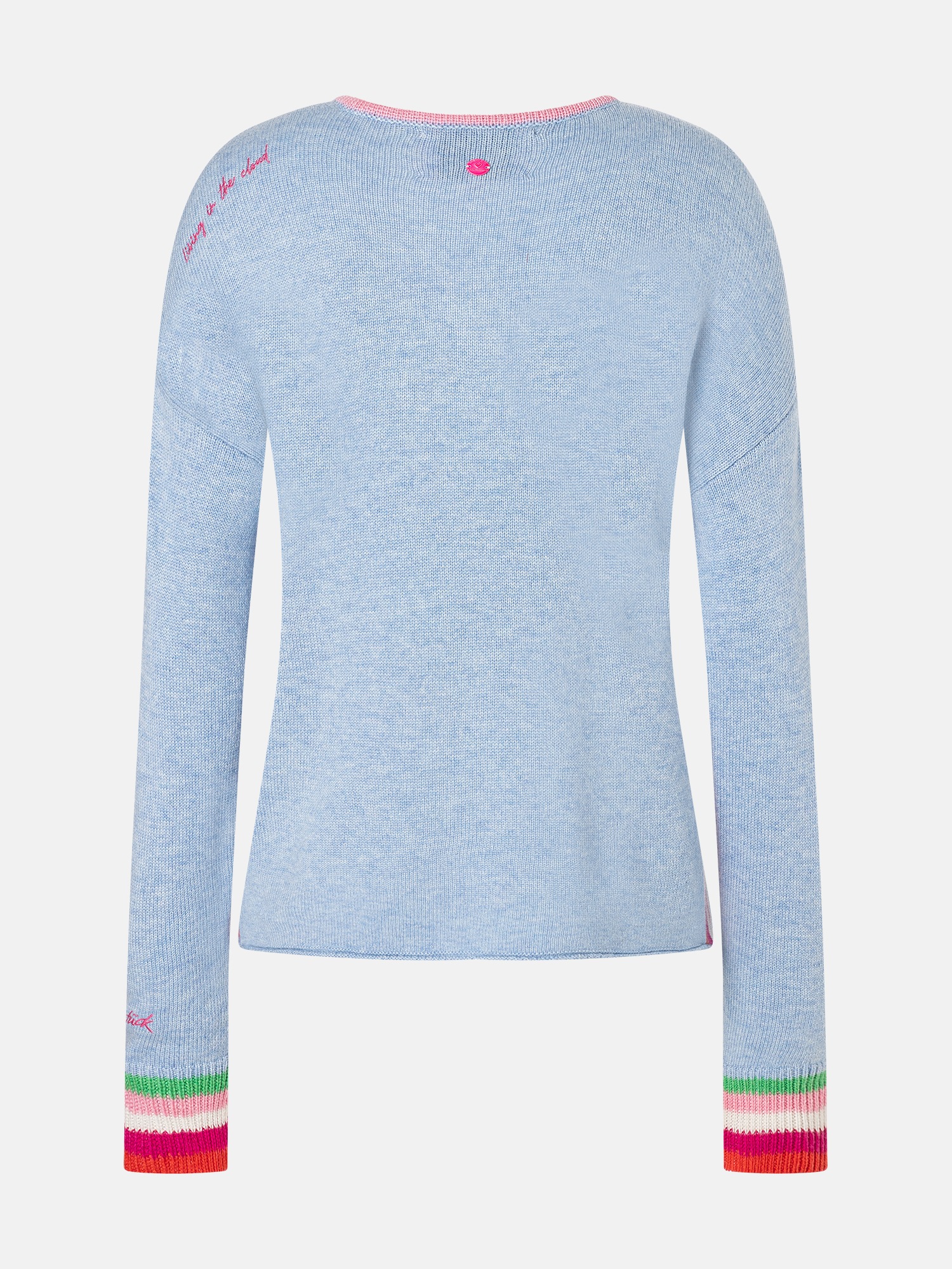 Lieblingsstück Strickpullover »MaraL« mit V-Ausschnitt, gestickte Details