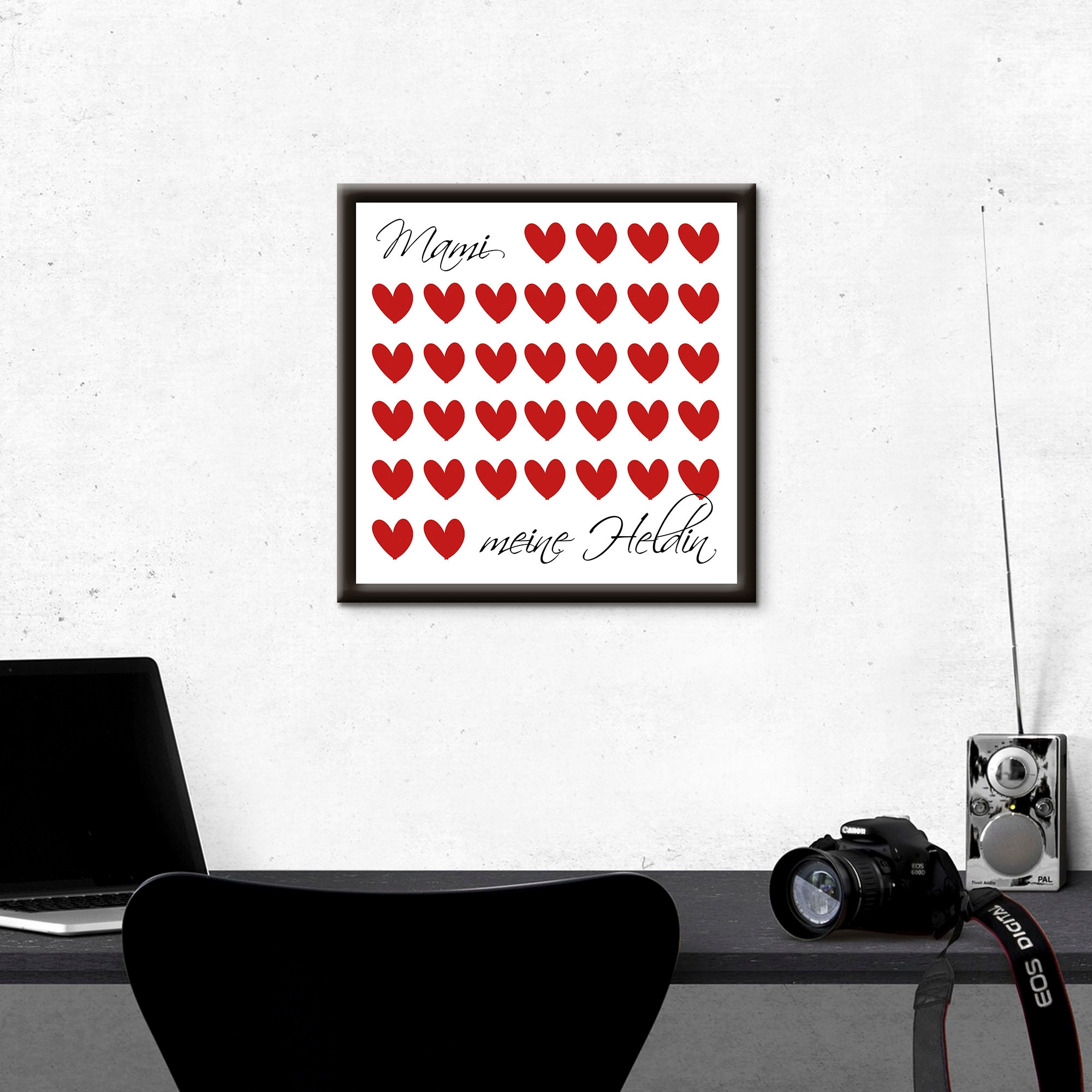 Artland Wandbild »Mami meine Heldin«, Sprüche & Texte, (1 St.)
