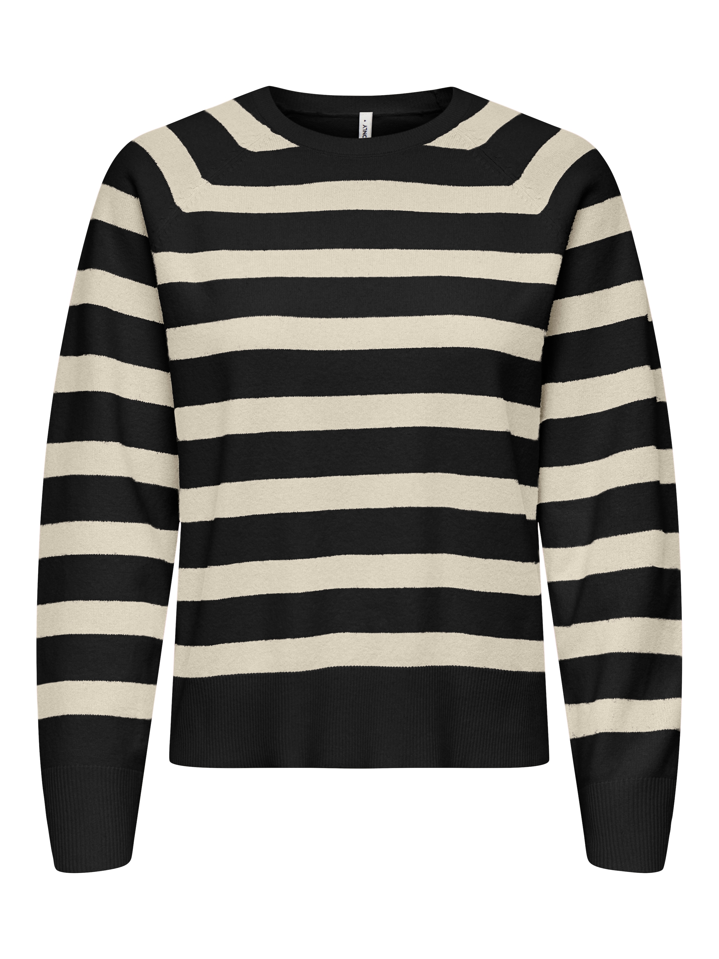 ONLY Rundhalspullover »ONLAMA LIFE LS RAGLAN O-NECK CC KNT«