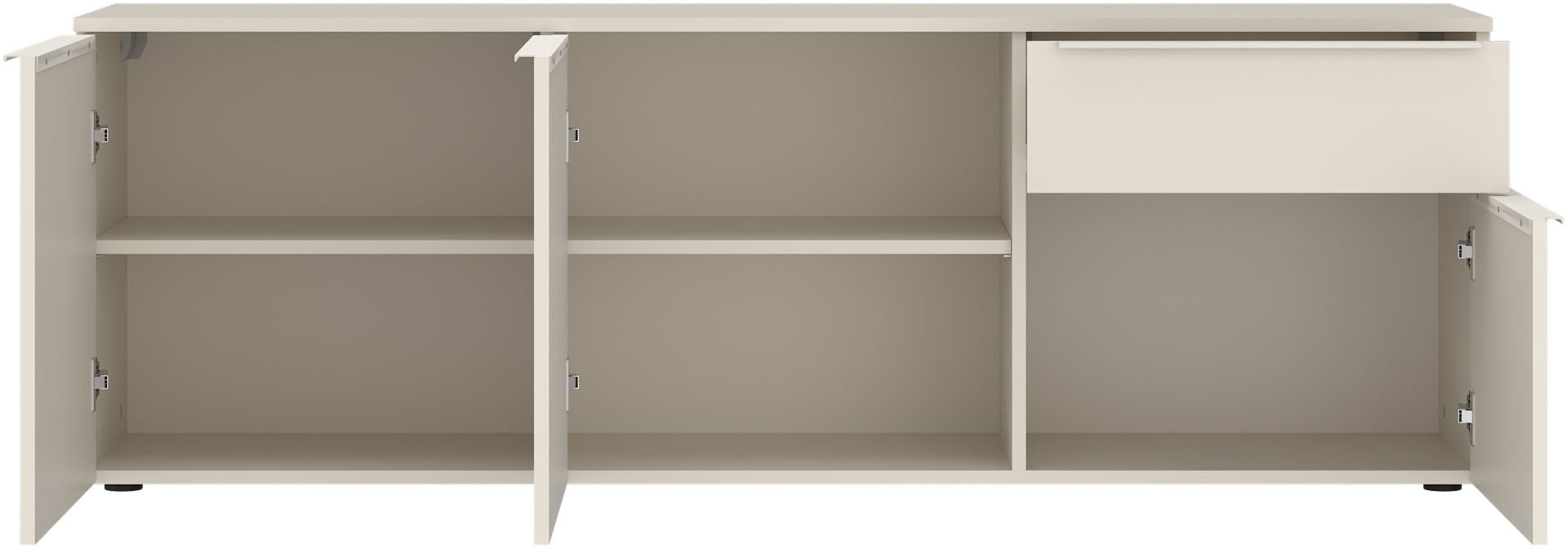 TOM TAILOR HOME Sideboard Lowboard, Breite 165 cm,3 Türen,1 Schublade, viel Stauraum
