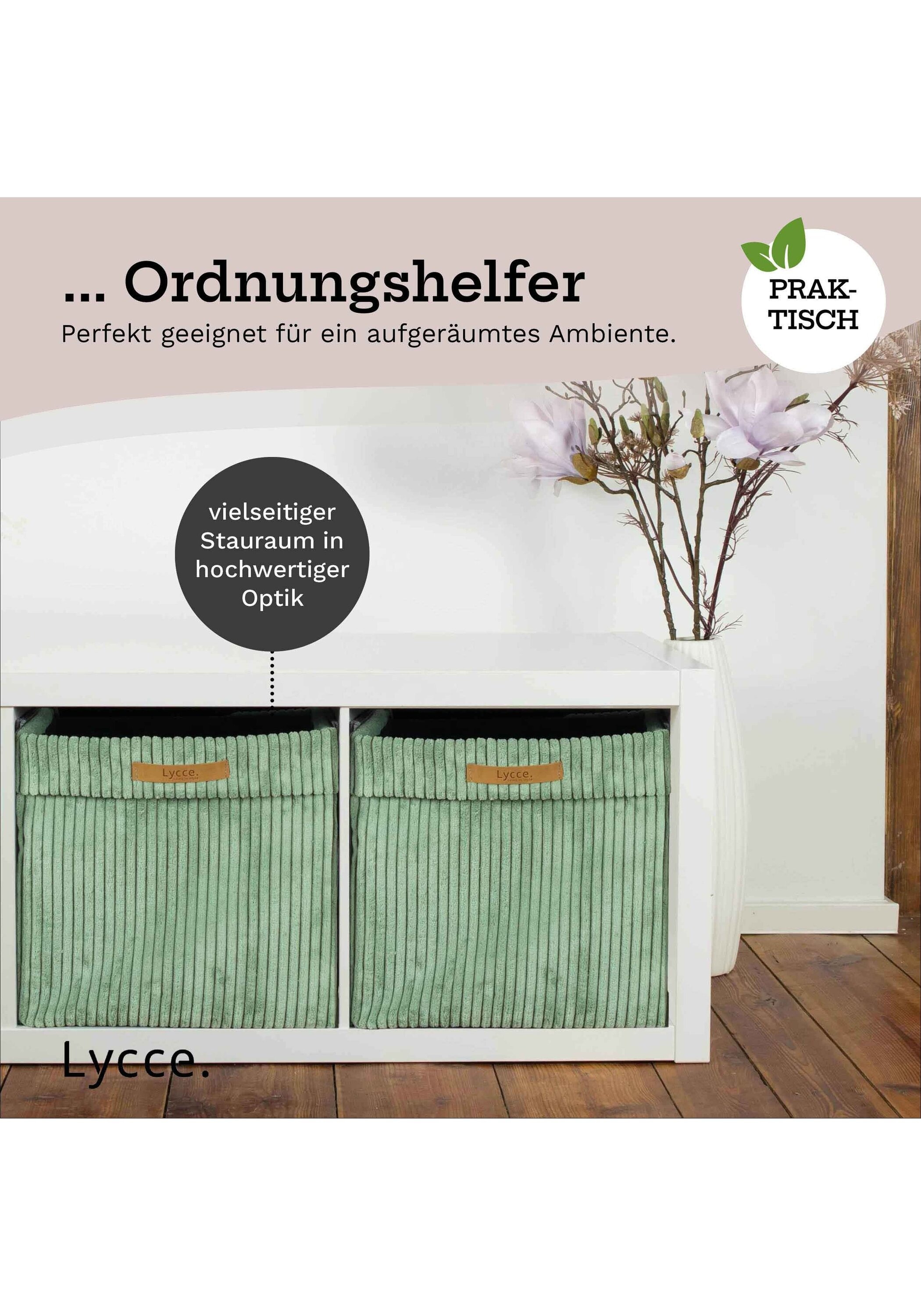 Lycce Aufbewahrungsbox »Aufbewahrungskorb Faltbare Aufbewahrungsbox Cord 1P 1er Pack«