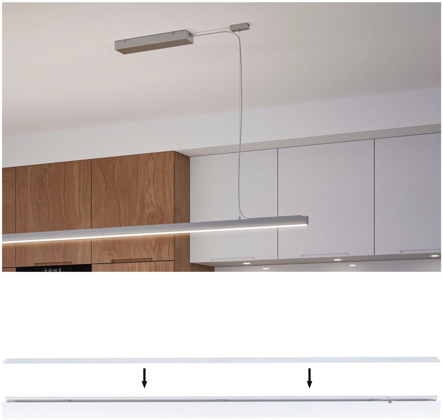 Paulmann Schienensystem-Schienen »Linion Abdeckung« 1 Stk. tlg.