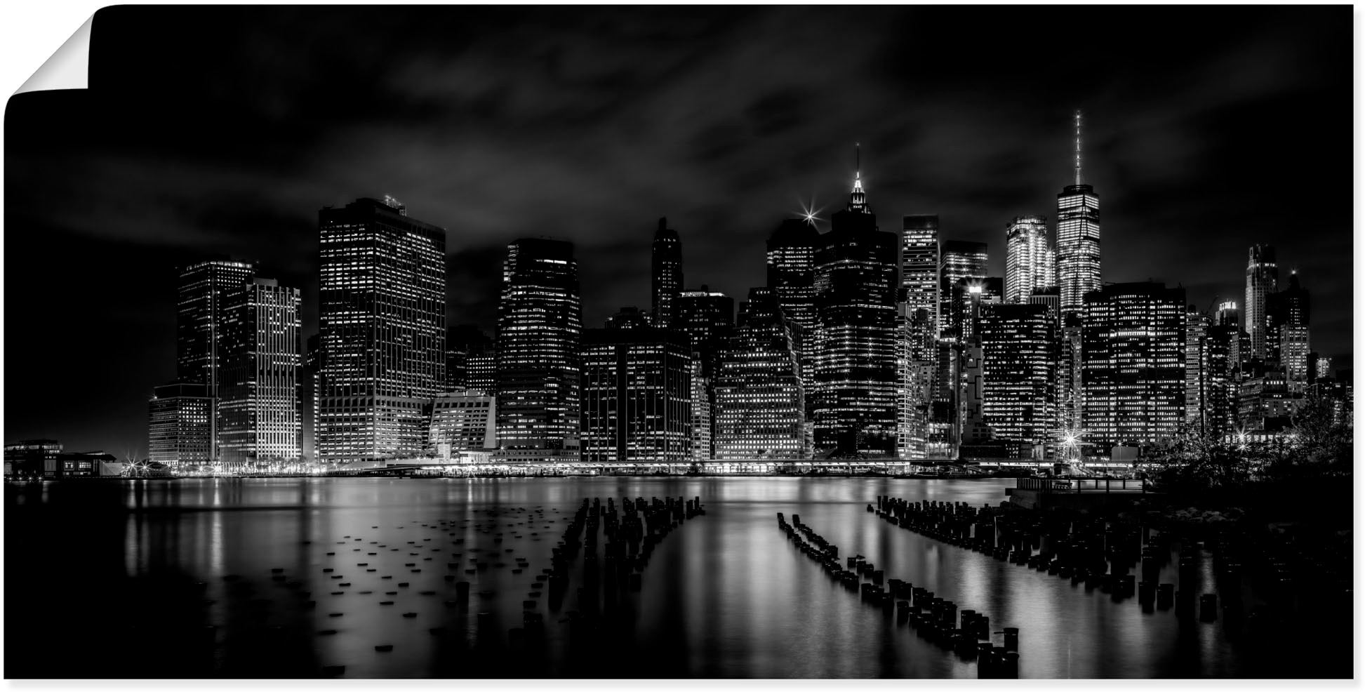 Artland Wandbild »New York City I«, Amerika, (1 St.), in vielen Größen & Produktarten - Alubild / Outdoorbild für den Außenbereich, Leinwandbild, Poster, Wandaufkleber / Wandtattoo auch für Badezimmer geeignet