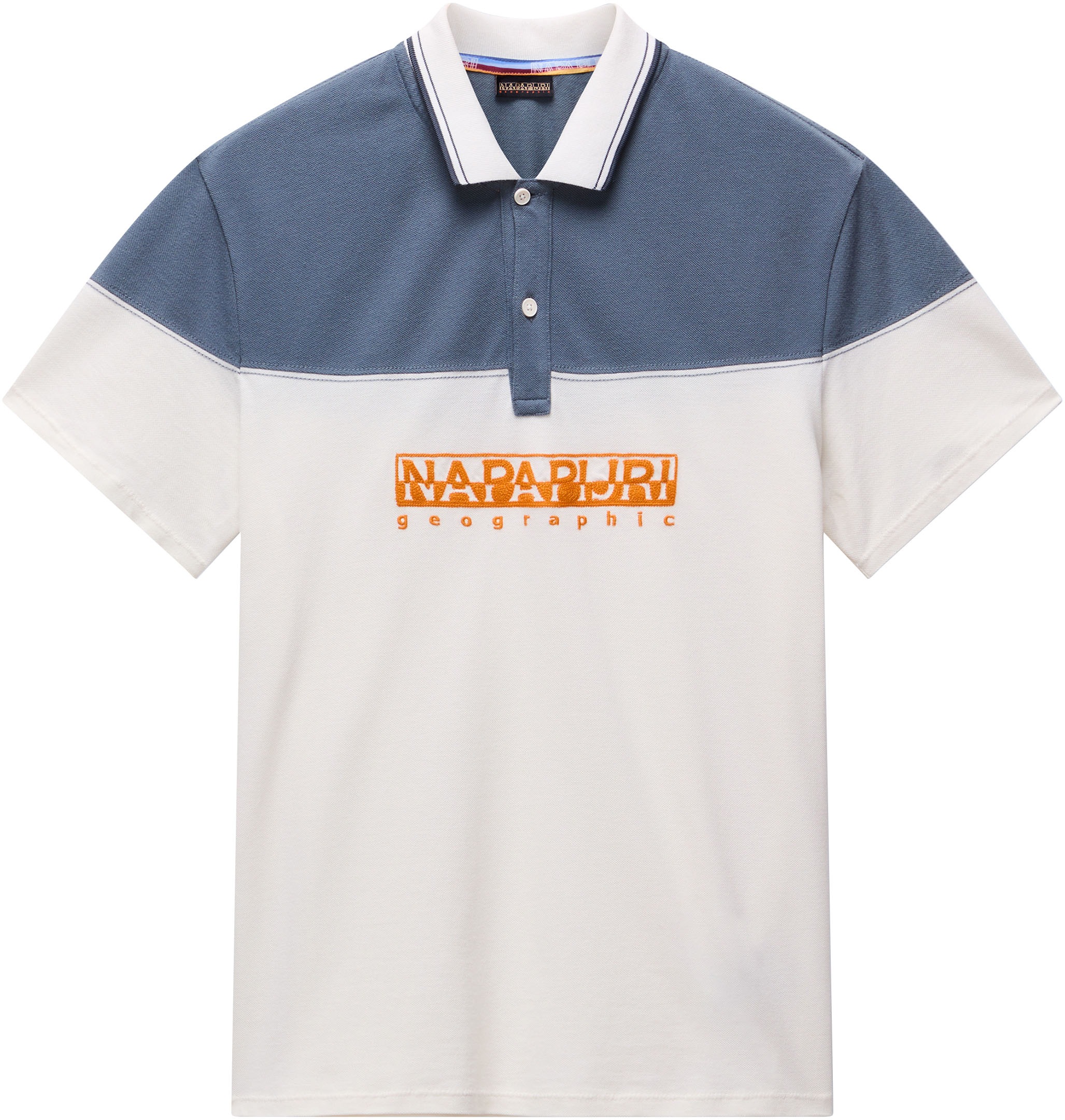 Napapijri Poloshirt »E-SATURNIA SS«, Mit Rundhalsausschnitt