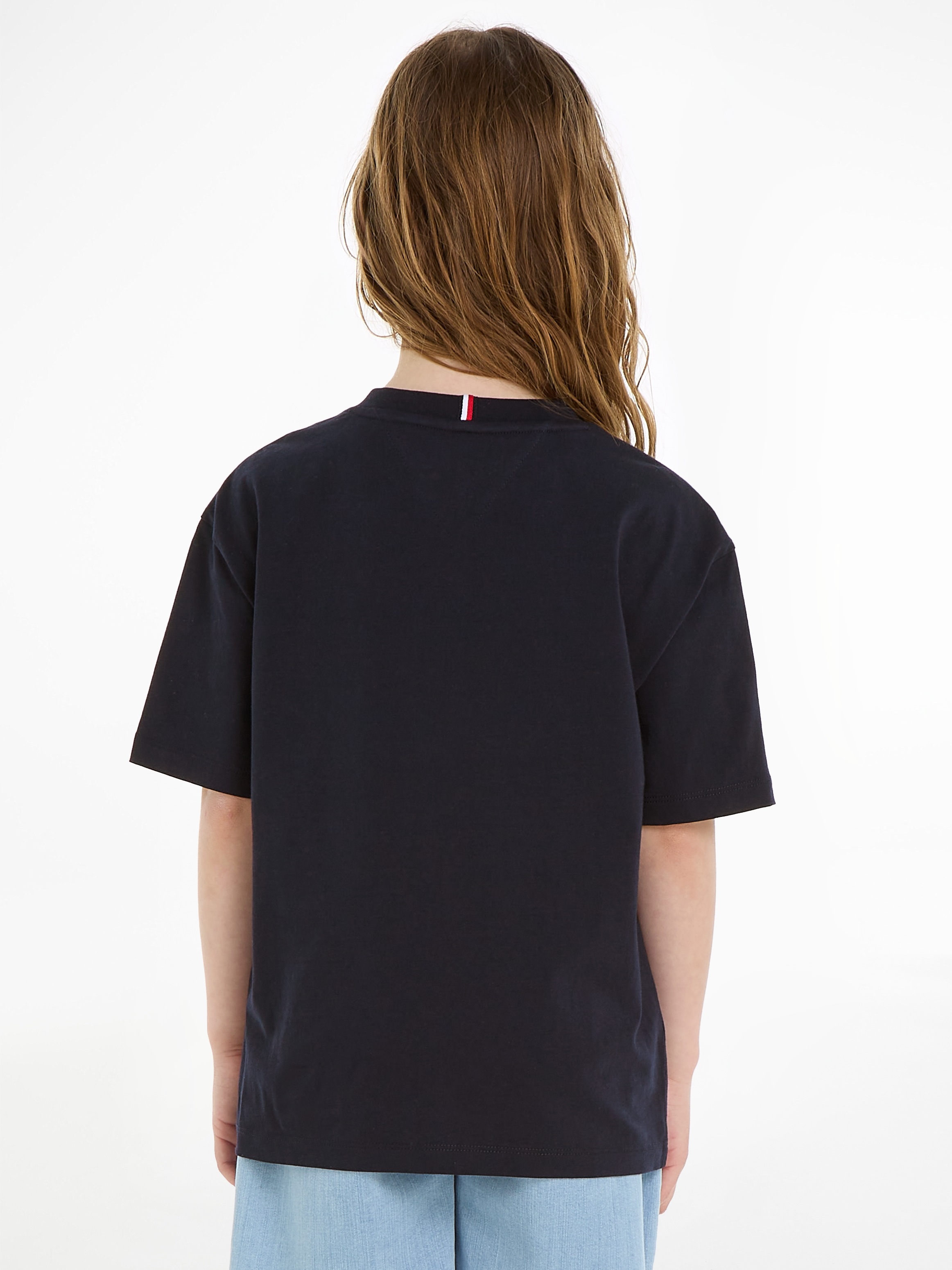 Tommy Hilfiger T-Shirt »U MONOTYPE TEE S/S«, mit großer Logo-Stickerei