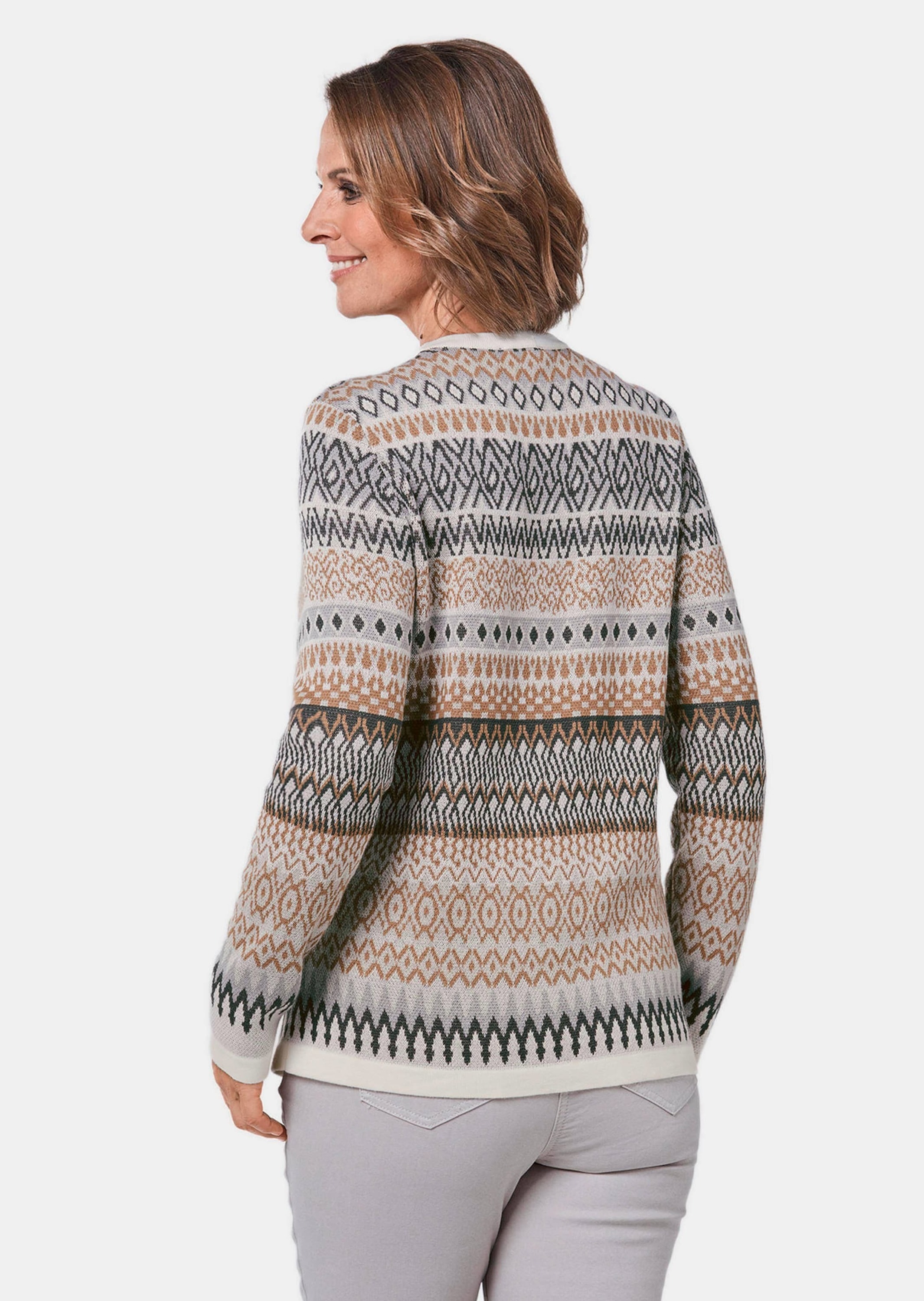 GOLDNER Strickpullover »Zeitloser Norweger-Pullover«