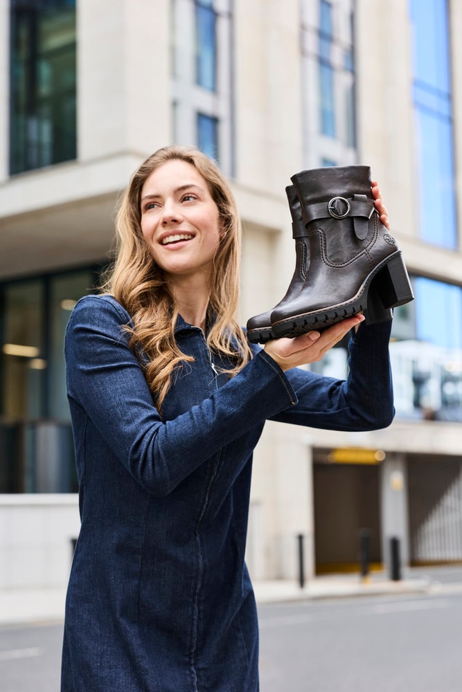 Rieker Stiefelette  Ankleboots, Blockabsatz, mit Reißverschluss