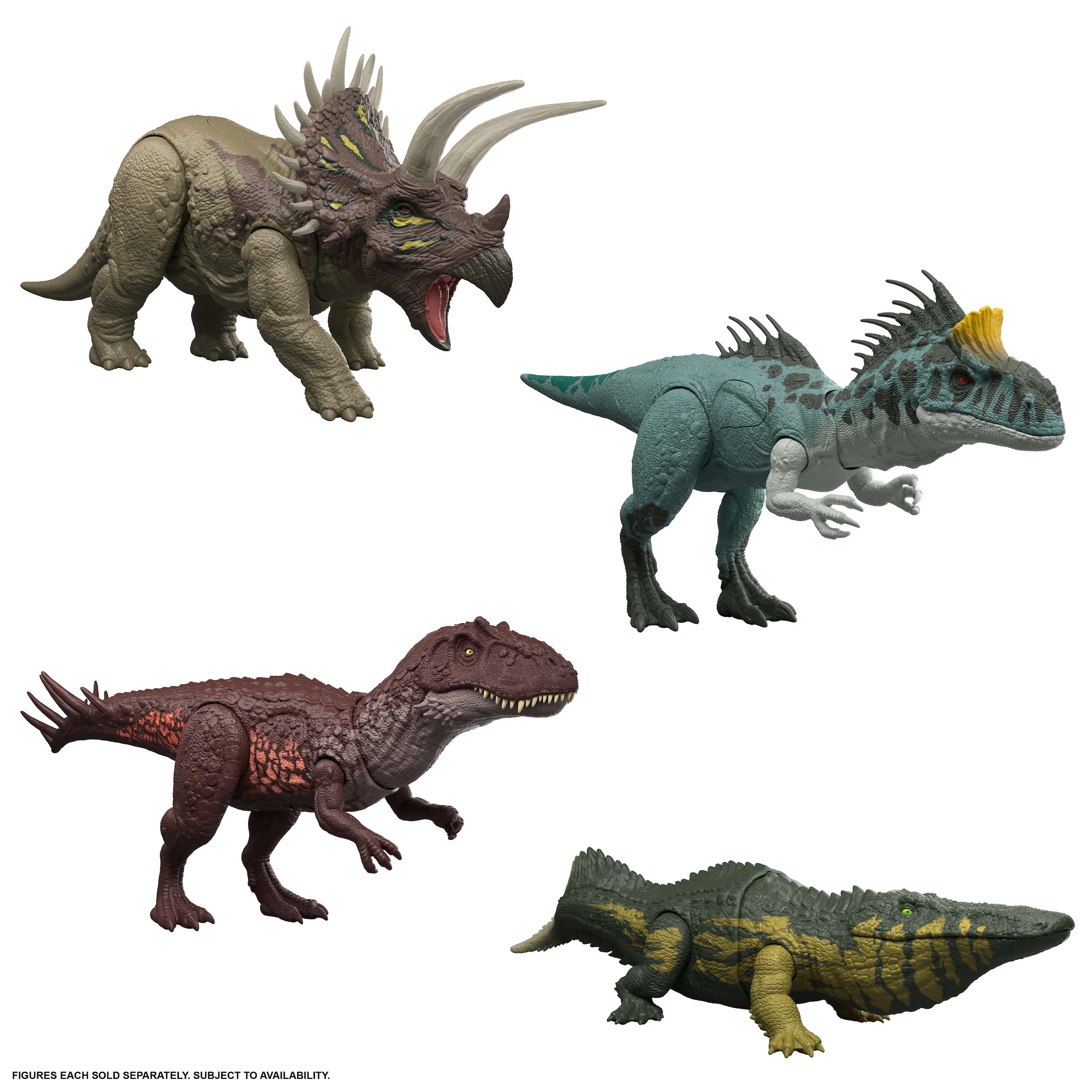 Mattel® Actionfigur »Jurassic World Wild Roar - Cryolophosaurus« mit Licht und Sound