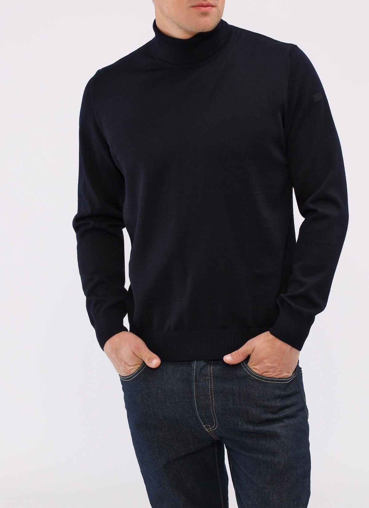 MAERZ Muenchen Rollkragenpullover »Merino Superwash«, unifarben