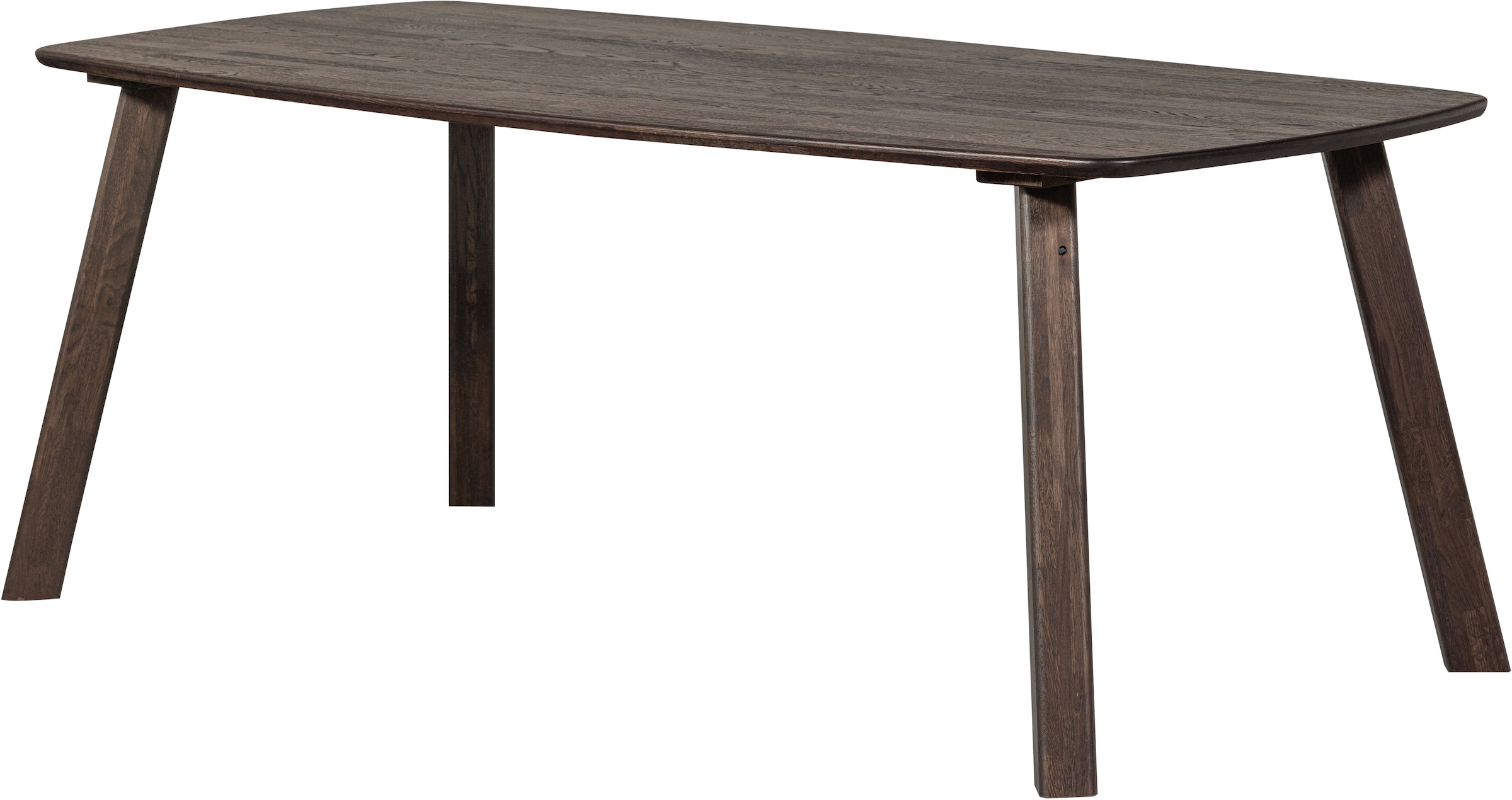 WOOOD Esstisch »Tablo FSC® Mix Eichenholz Dänisch-oval, H 74 x B 180 x T 100 cm« Haarlem-Fuß in 4 Stellungen montierbar, Fingerzinkenverbindung