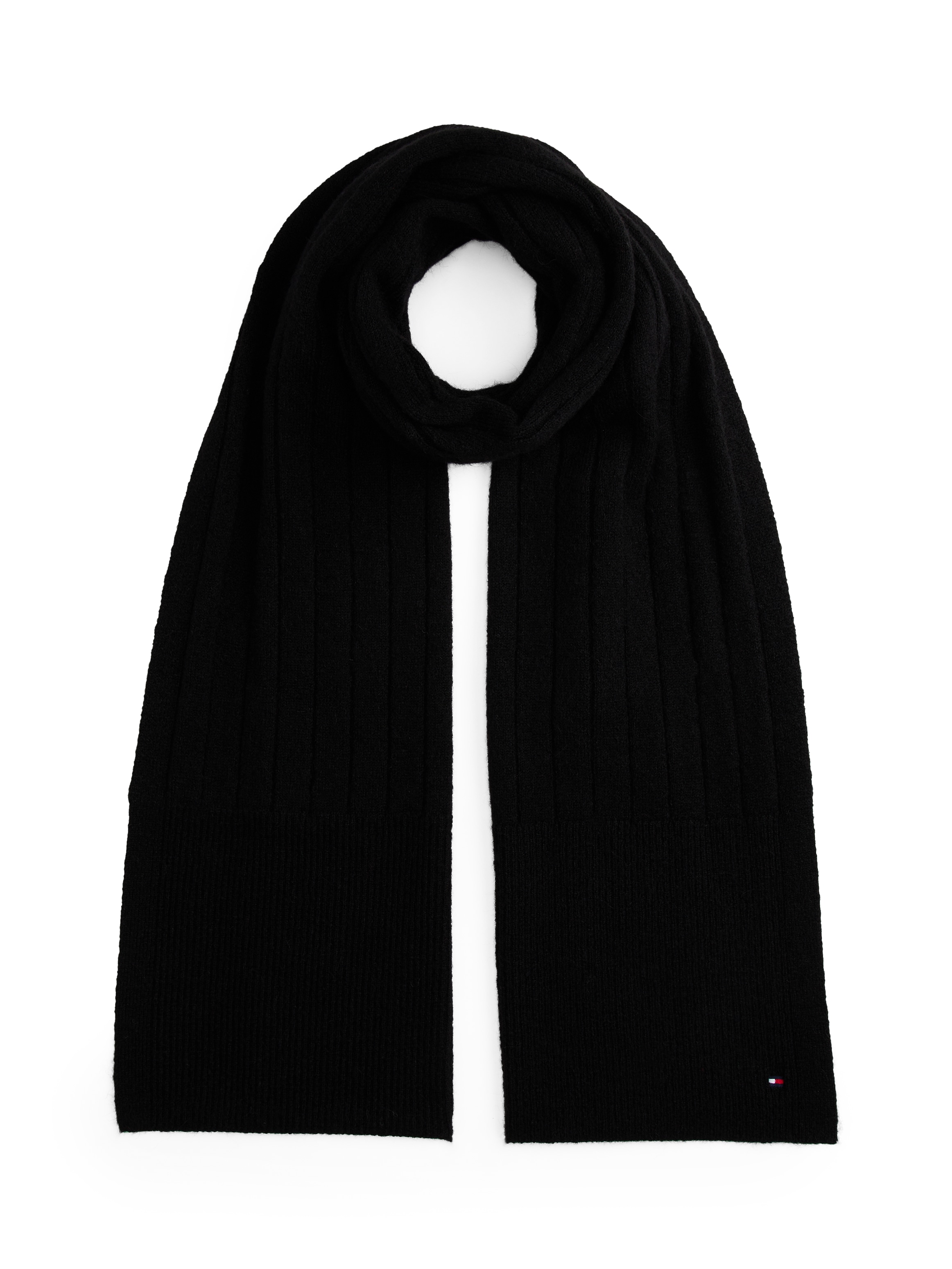 Tommy Hilfiger Beanie »TH FLAG FLUFFY«, in Geschenkbox, Set mit Schal, flaschig