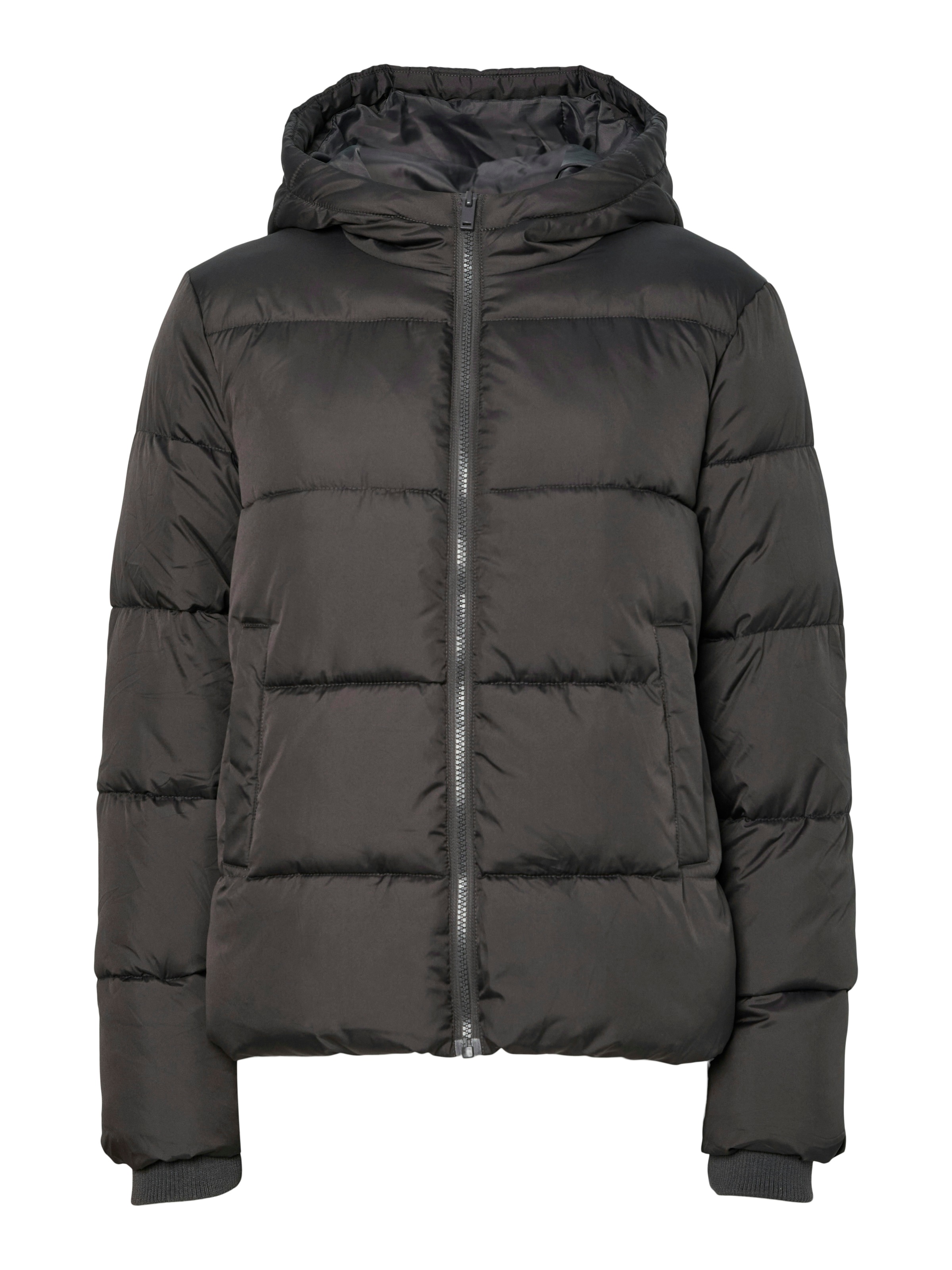 pieces Steppjacke »PCBEE NEW SHORT PUFFER JACKET NOOS BC«, mit Kapuze