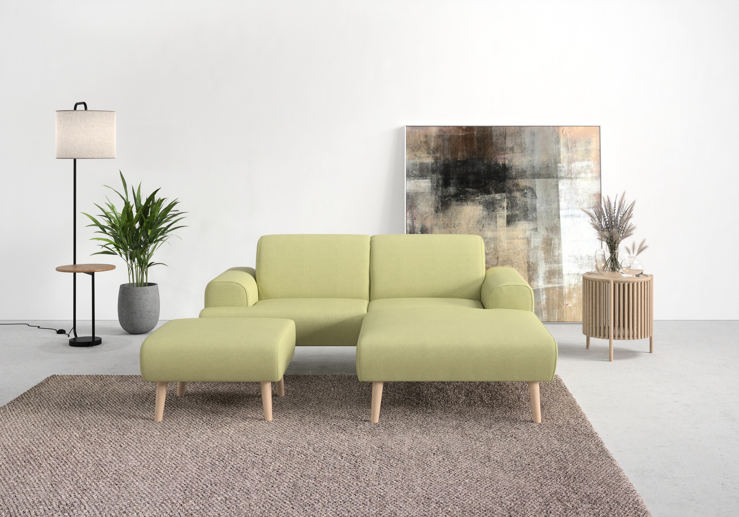 andas Ecksofa »Swift L-Form«, Federkern-Polsterung, B/T/H: 192/83/176 cm