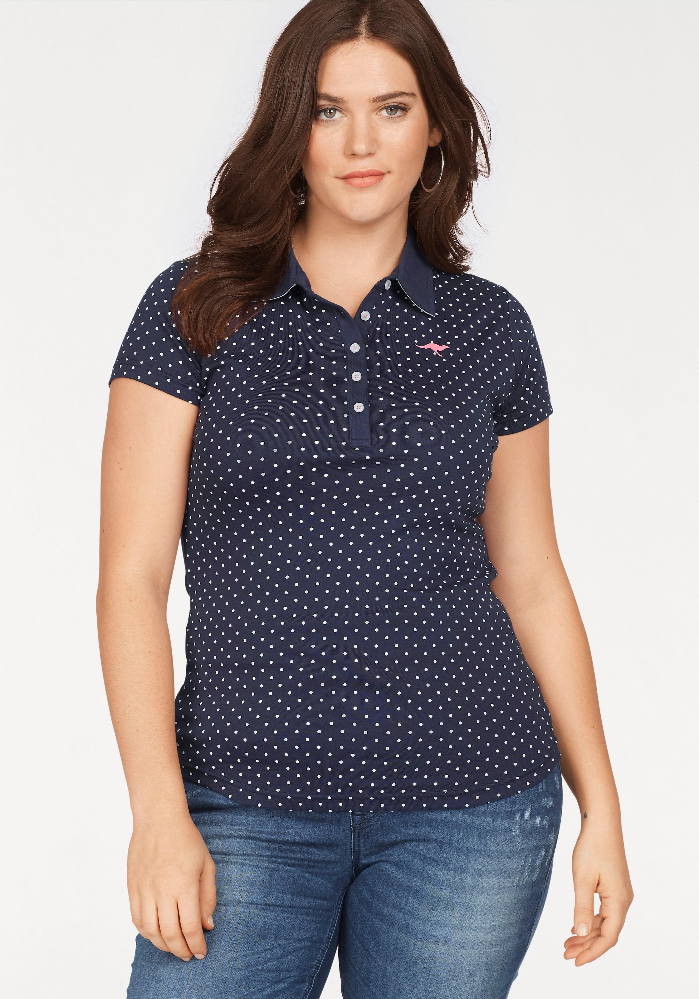 KangaROOS Poloshirt, im tollen Pünktchen-Muster kaufen im OTTO Online Shop | Poloshirts