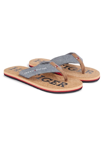 Zehentrenner »HILFIGER CORK BEACH SANDAL«