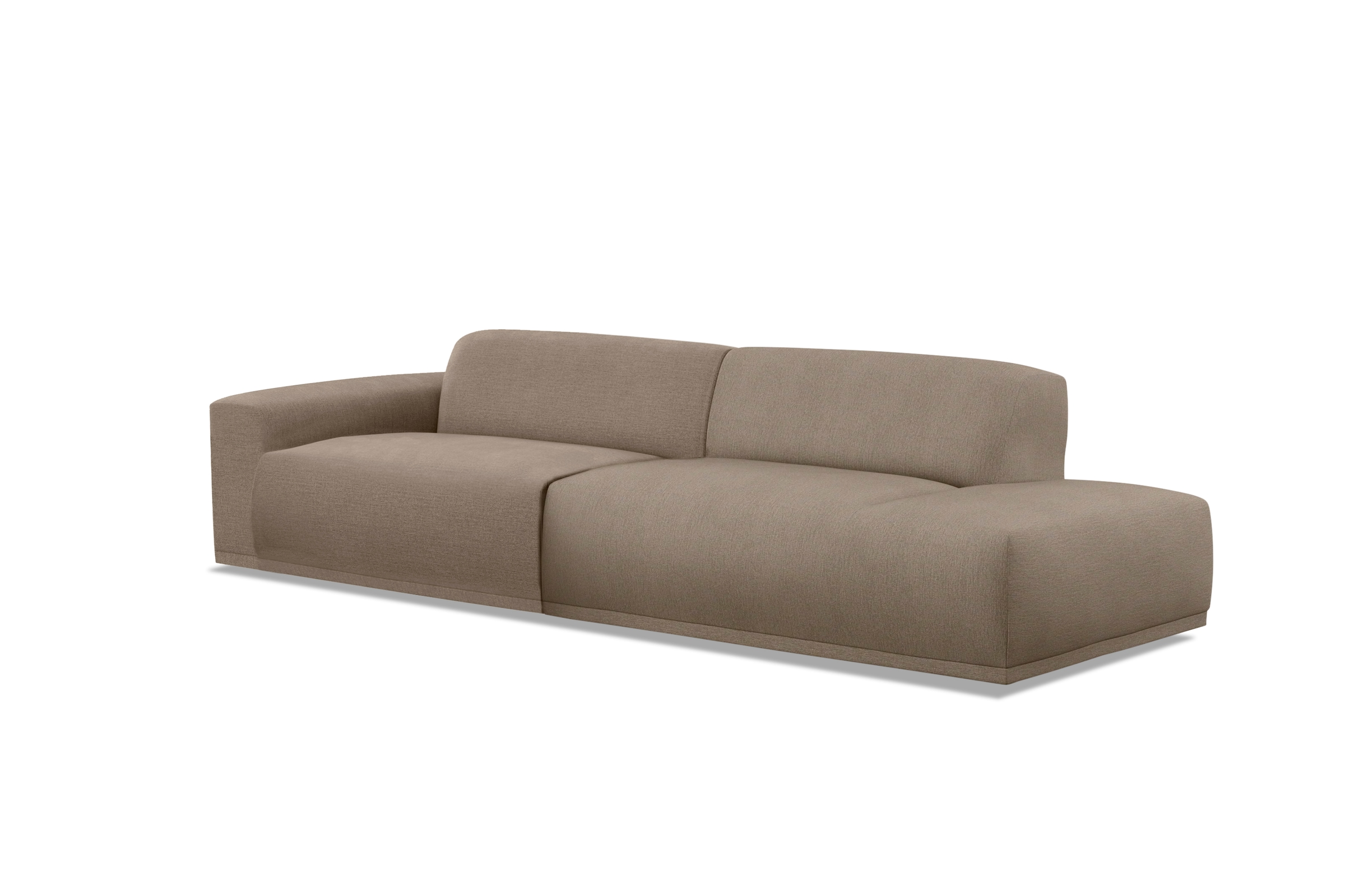 TRENDMANUFAKTUR Big-Sofa »Braga, mit hochwertigem Kaltschaum, Megasofa, in Cord erhältlich«, modernes Big-Sofa, Couch mit hohem Sitzkomfort, 277/72/107 cm (B/H/T)