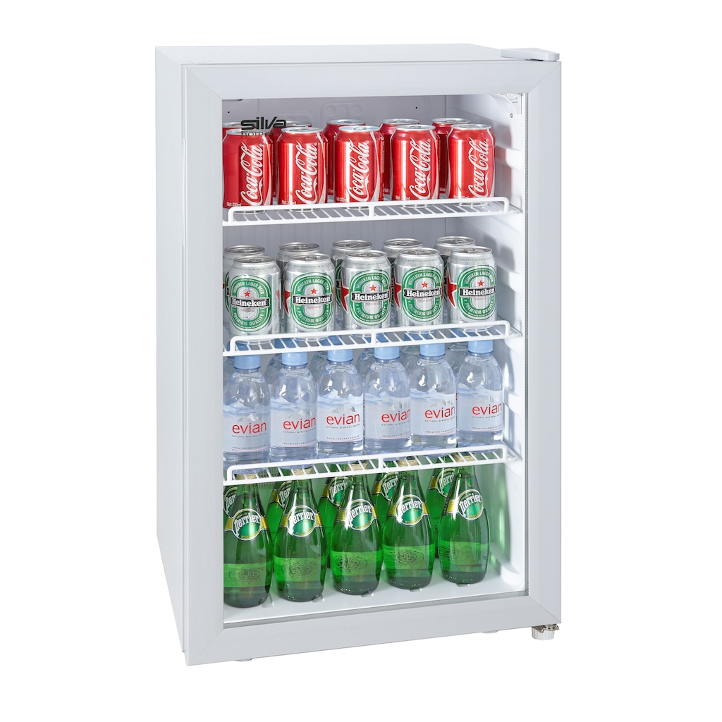 Silva Homeline Getränkekühlschrank, G-KS 1695, 85,2 cm hoch, 48 cm breit, Platz für 70 Dosen oder 44 Bierflaschen