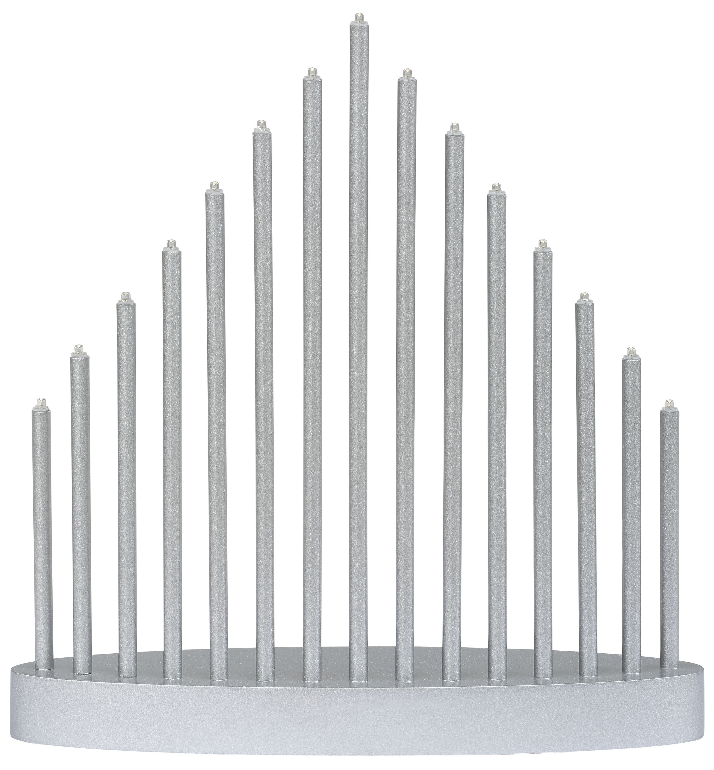 Andas LED Lichterbogen »Gillis in silberfarben, Größe B/H/T: 31 cm x 33,5 cm x 8,5 cm