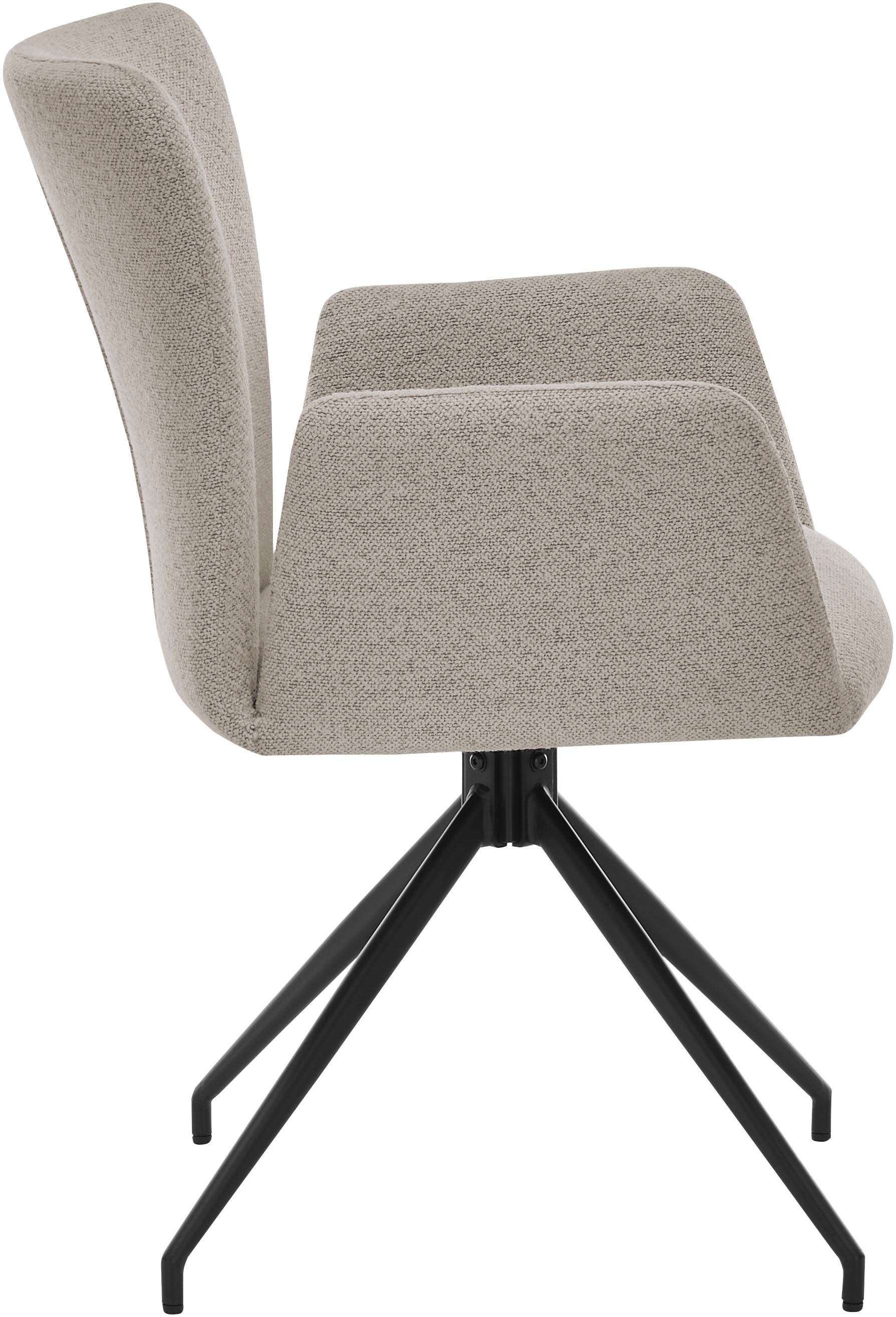 set one by Musterring Esszimmerstuhl »El Paso« () 2 Stk.Stativgestell drehbar, verschiedene Farben, Maße B58 x H86 x T62 cm