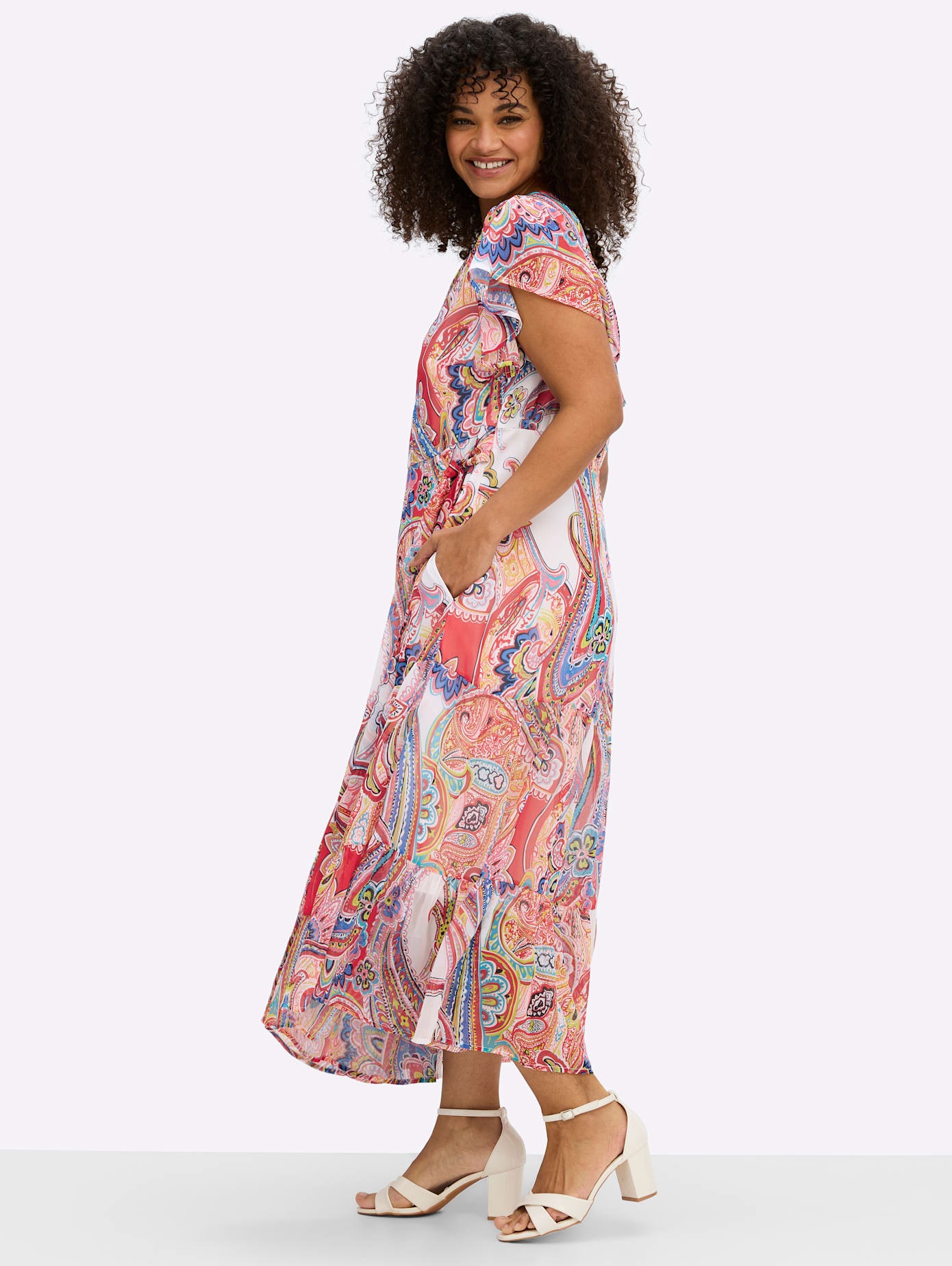 sheego by Joe Browns Sommerkleid »Kleid« Eingrifftaschen