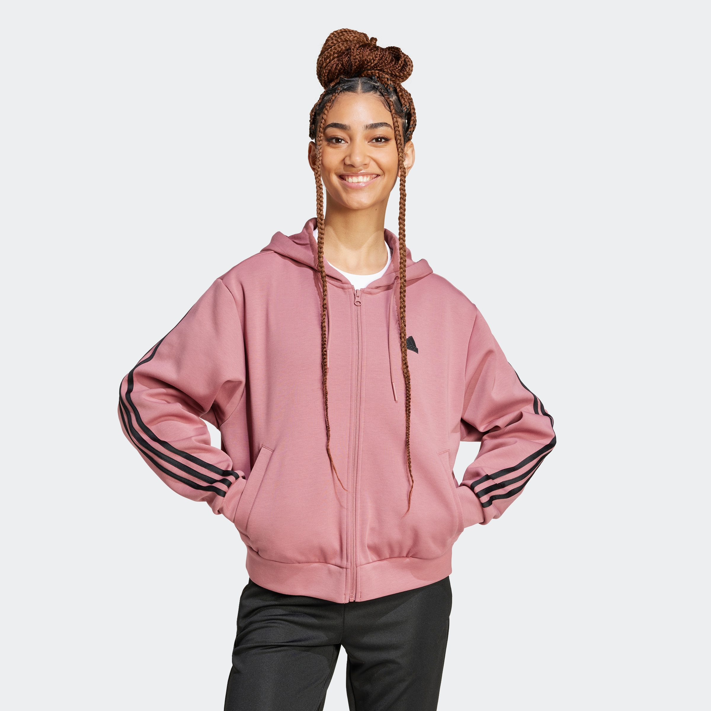 adidas Sportswear Kapuzensweatshirt »W FI 3S FZ HD«