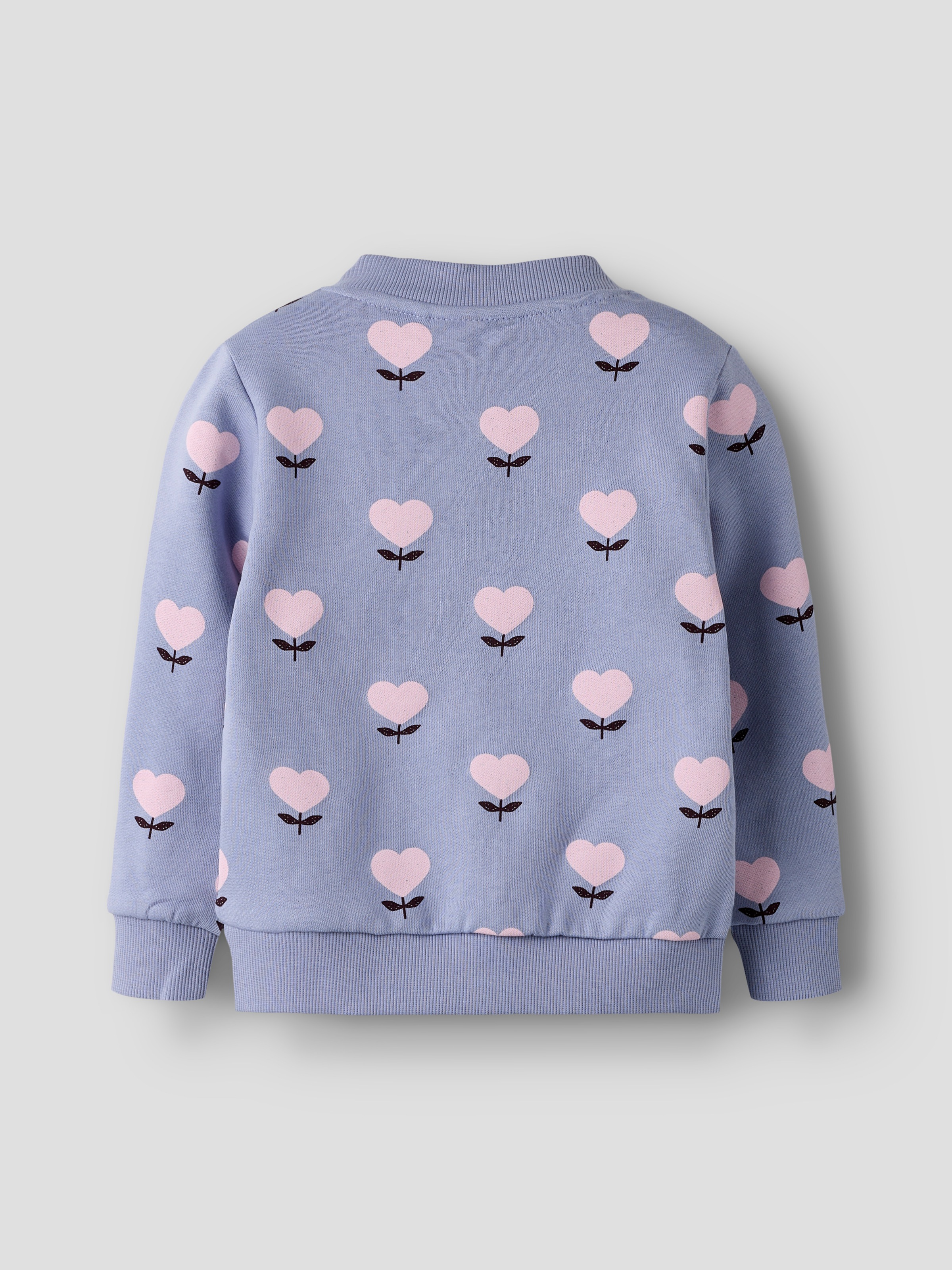 Name It Sweatjacke »NMFOLINIAS LS SWE CARD BRU PB« Baumwolle, Alloverdruck