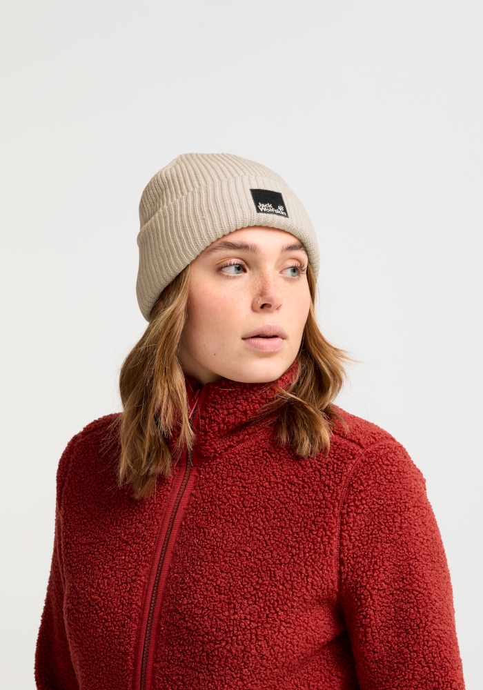 Jack Wolfskin Beanie »PERGAMON BEANIE« Strickmütze, winddicht, warm