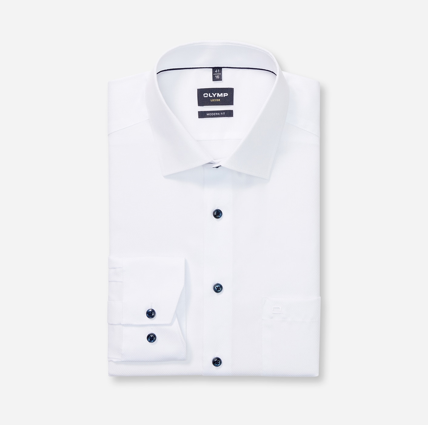 OLYMP Businesshemd »Luxor«, feine Struktur, Modern Fit, New Kentkragen