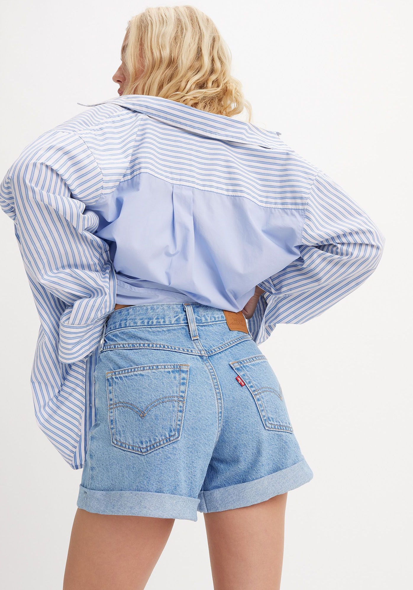 Levi's® Shorts »ROLLED 80S MOM SHORTS«, mit Aufschlag