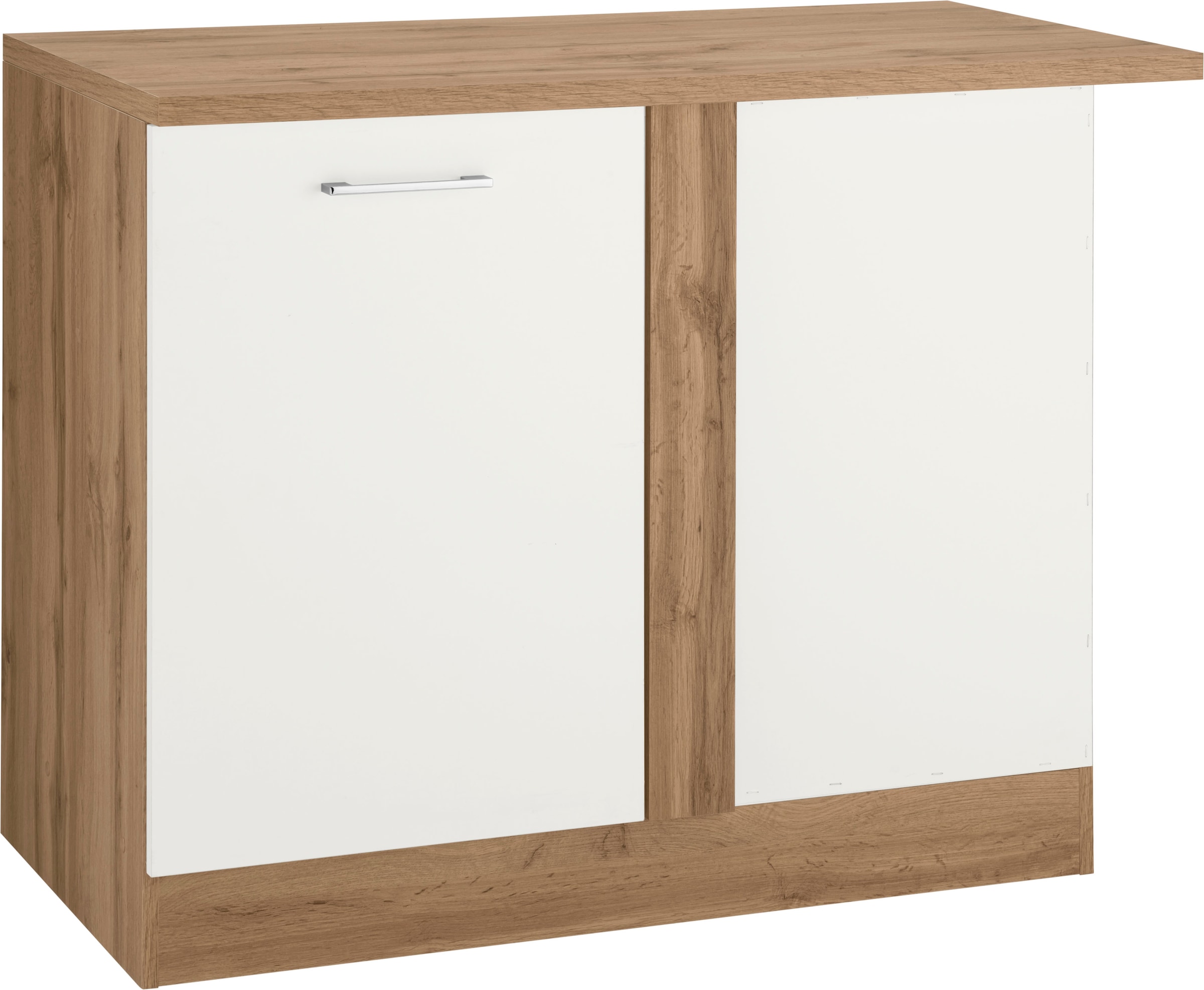 KOCHSTATION Eckunterschrank »KS-Colmar« 110 cm, mit Metallgriff