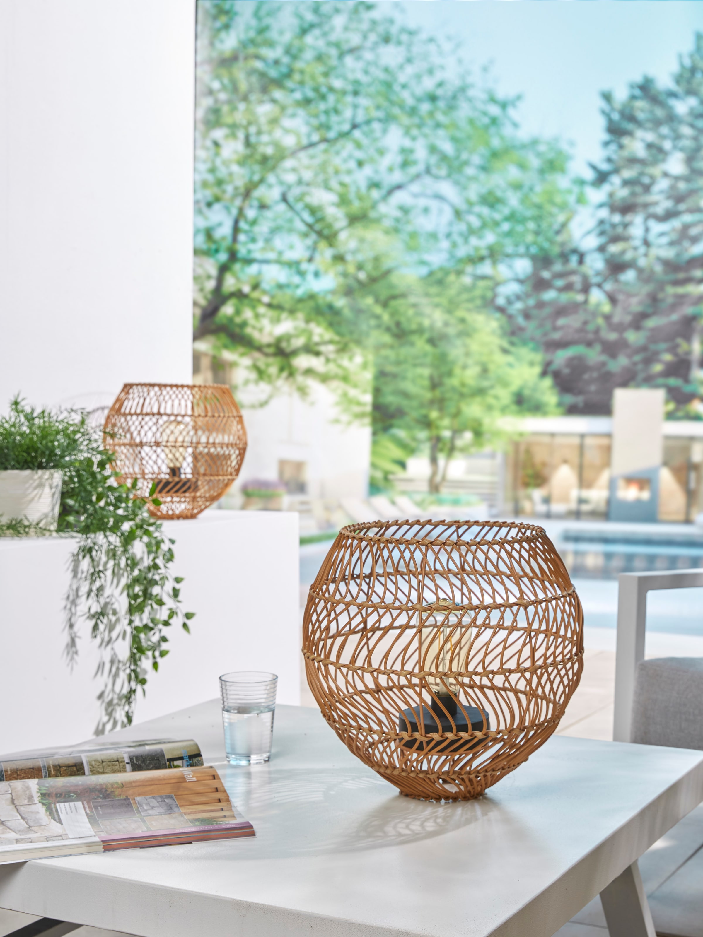 LUXFORM Gartenleuchte »Luxform USB Sollèr« LED-Modul 1 Stk. Warmweiß LED-Gartenleuchte, Akkubetrieben, aufladbar über USB