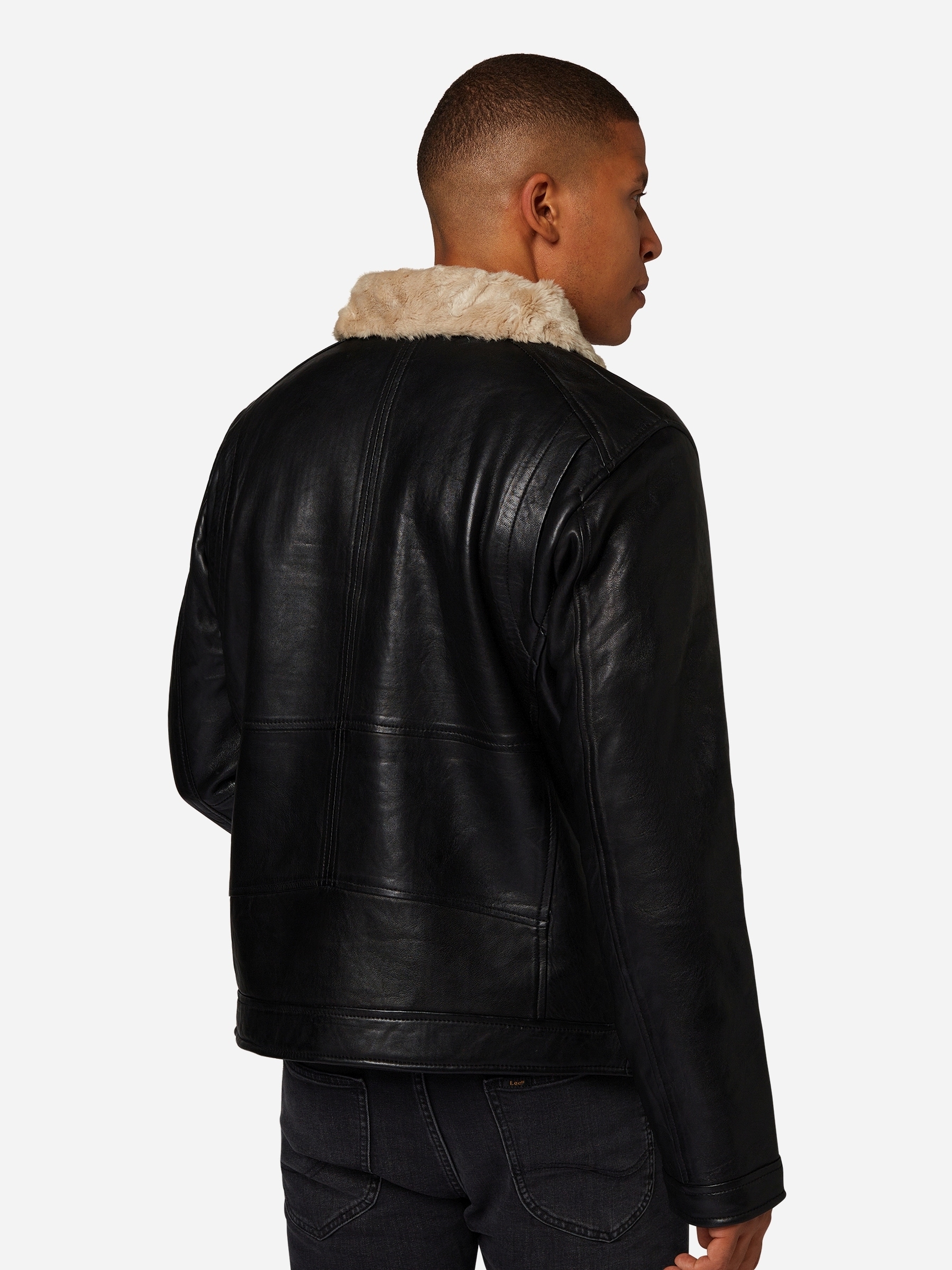 RICANO Bikerjacke »Lederjacke Arthur« ohne Kapuze Handgefertigt aus echtem Leder