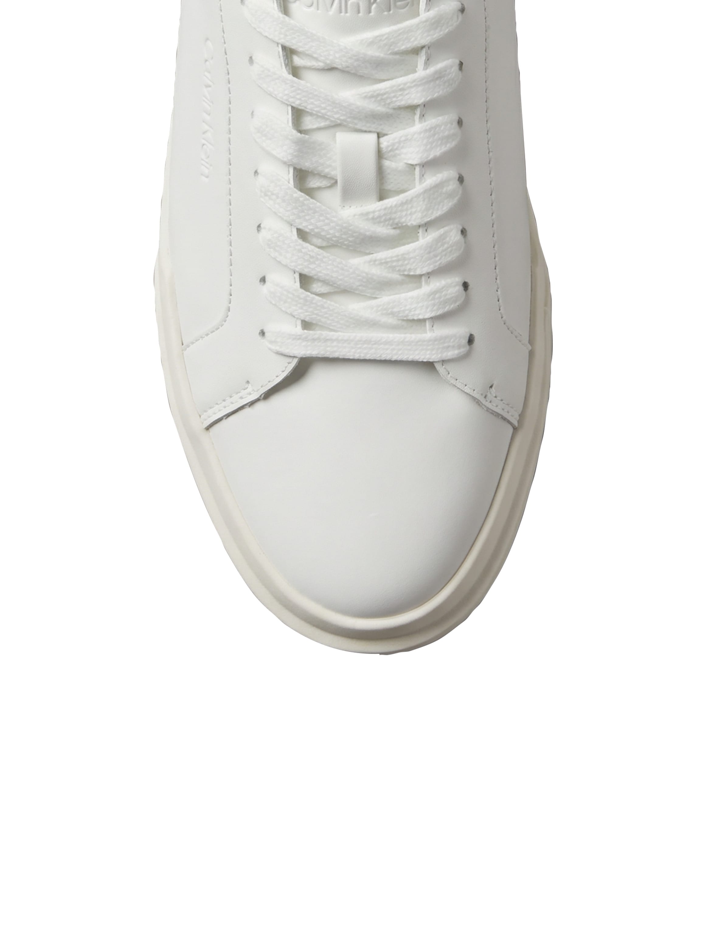 Calvin Klein Sneaker »CHUNKY CUPSOLE LACEUP RUB BT LTH«  Schnürschuh, Halbschuh, Freizeitsneaker mit Fersen-Kontrast
